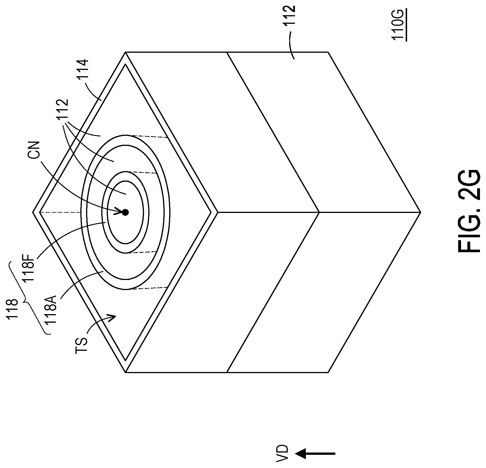Patent US12310138 Figure 8 – Photosensor having a scattering structure comprises circular ring and peripheral patterns