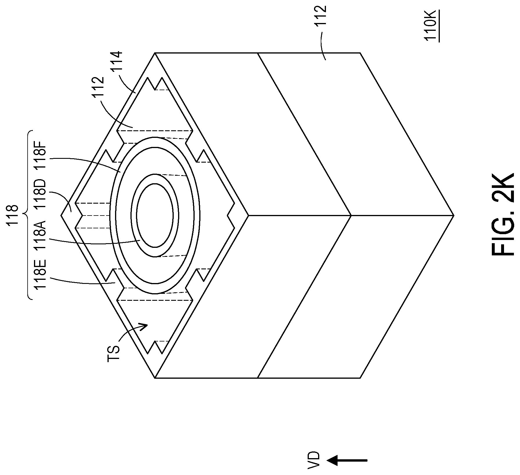 Patent US12310138 Figure 12 – Photosensor having a scattering structure comprises circular ring and peripheral patterns