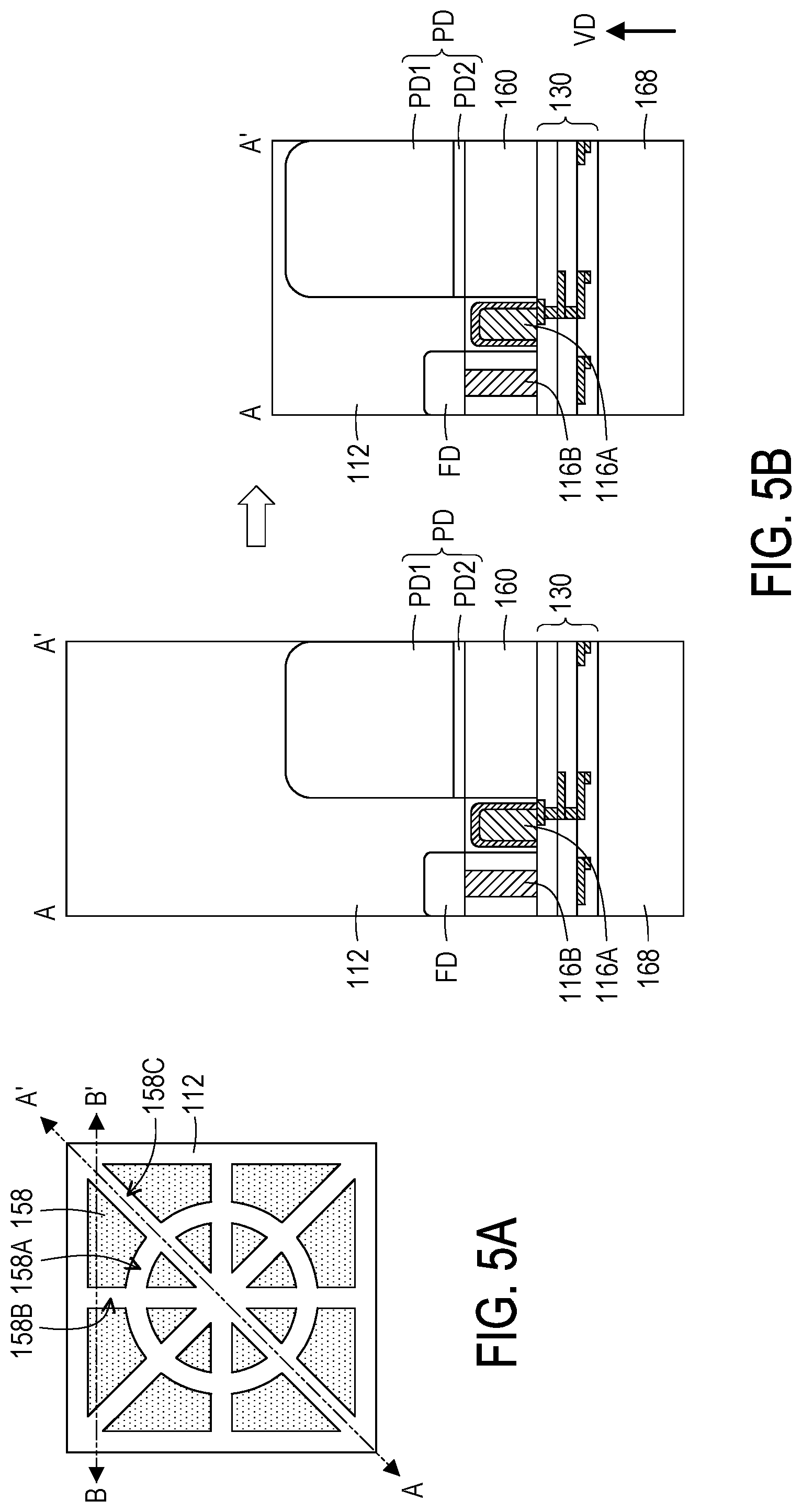 Patent US12310138 Figure 15 – Photosensor having a scattering structure comprises circular ring and peripheral patterns