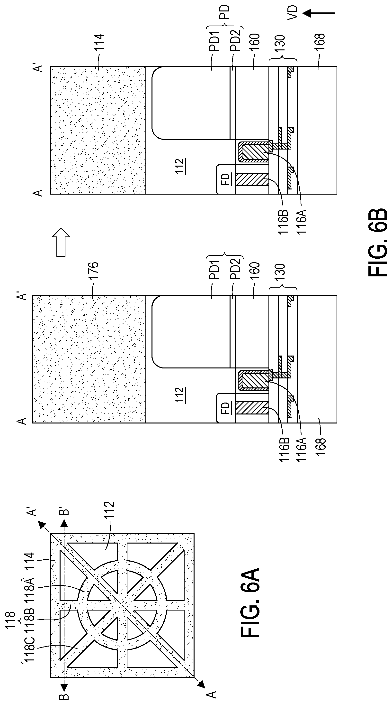 Patent US12310138 Figure 17 – Photosensor having a scattering structure comprises circular ring and peripheral patterns