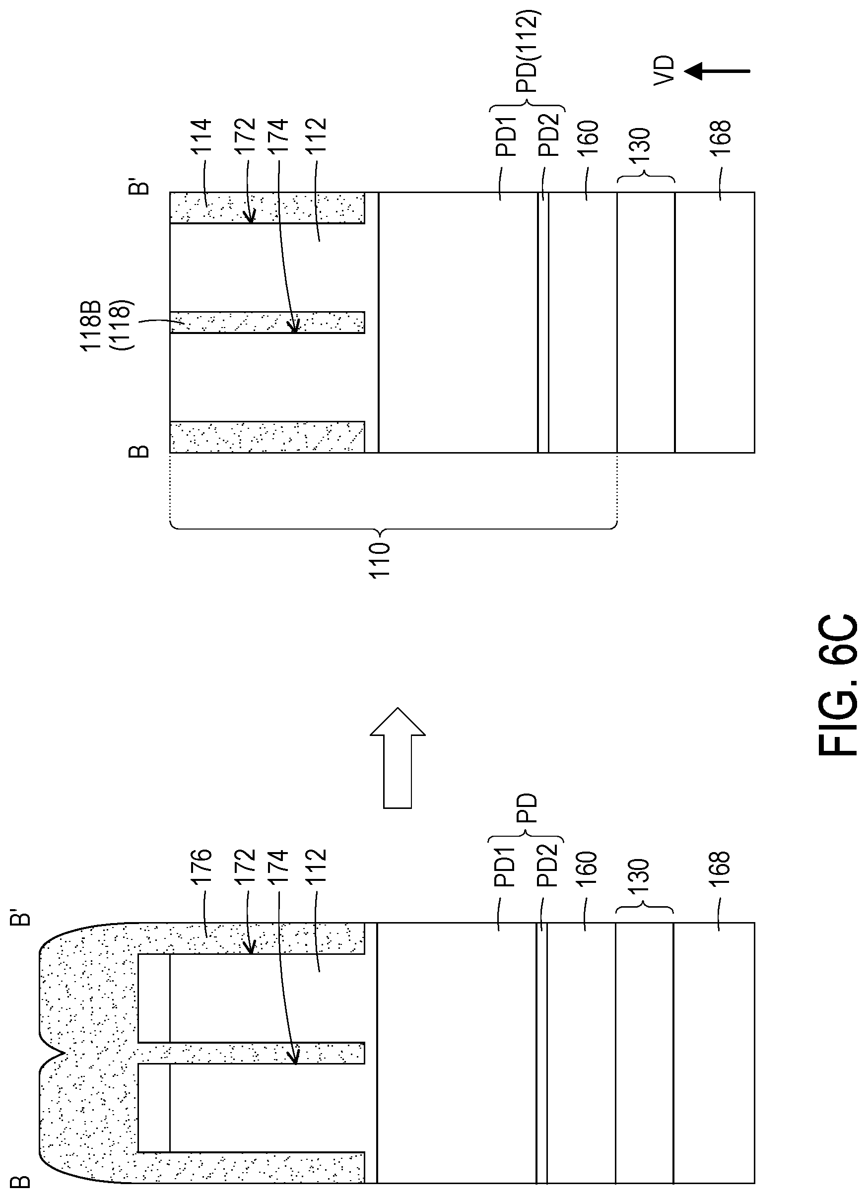 Patent US12310138 Figure 18 – Photosensor having a scattering structure comprises circular ring and peripheral patterns