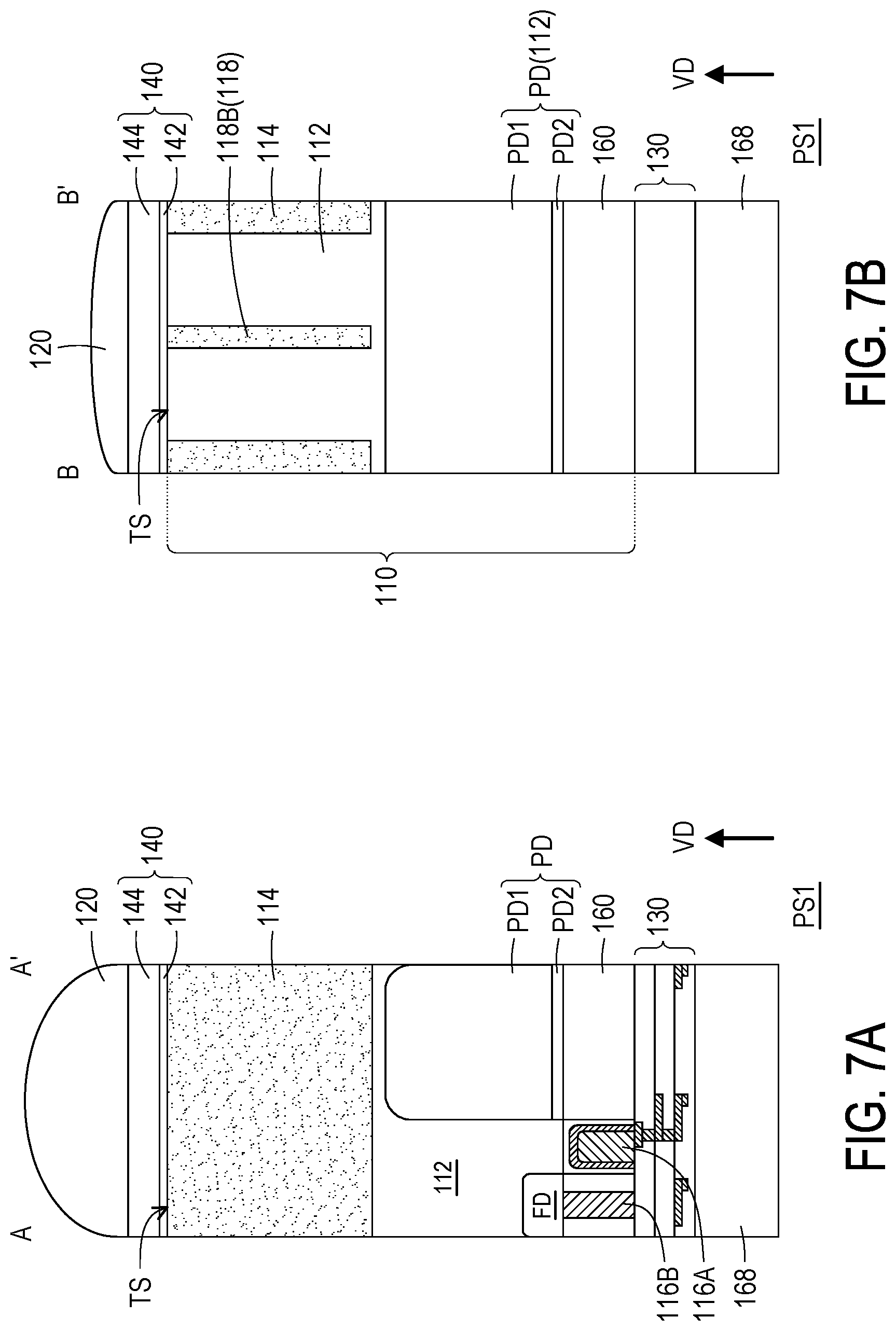 Patent US12310138 Figure 19 – Photosensor having a scattering structure comprises circular ring and peripheral patterns