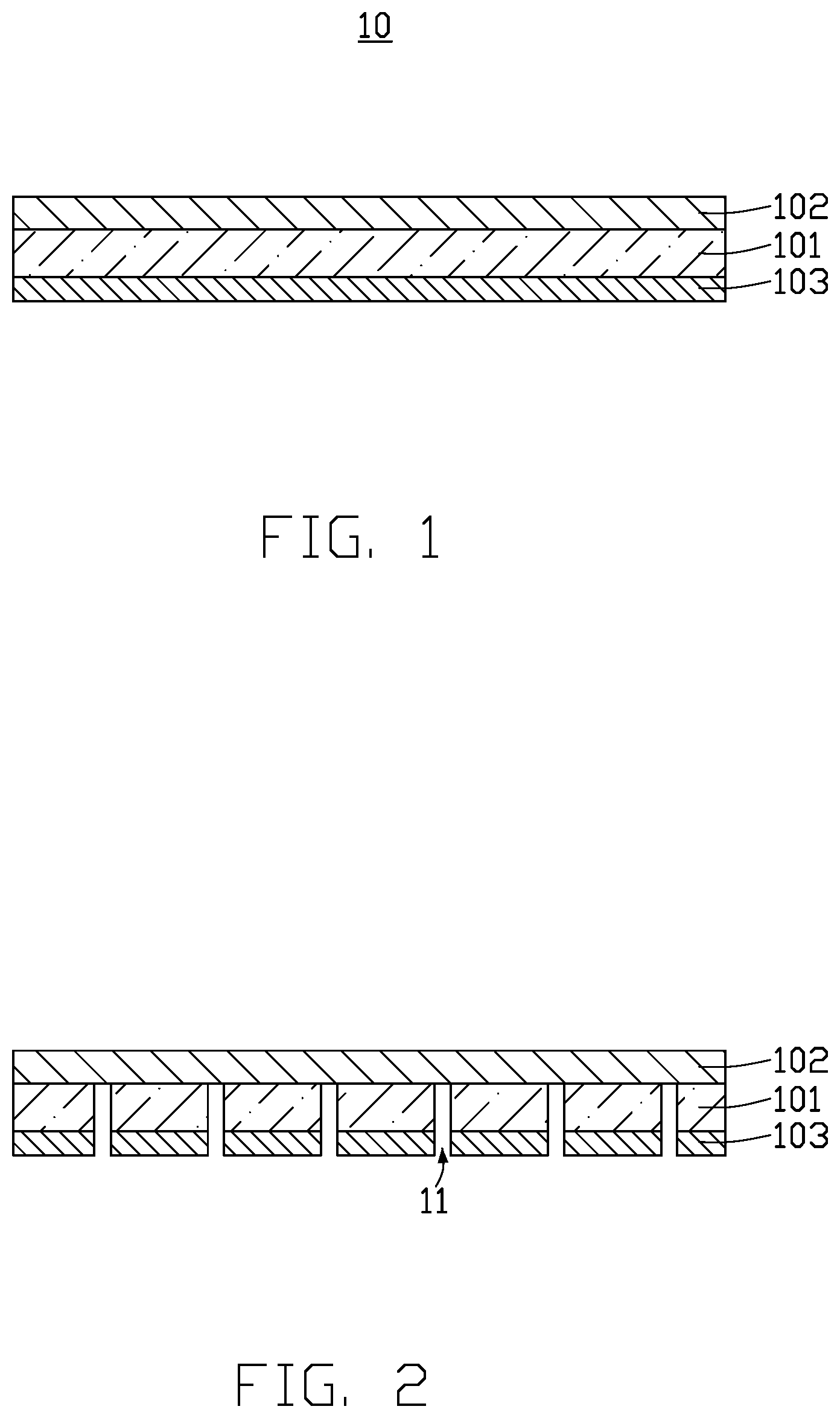 Patent US12310144 Figure 1 – Method of manufacturing display module with light emitting diode free of a split-screen boundary line and display module with light emitting diode