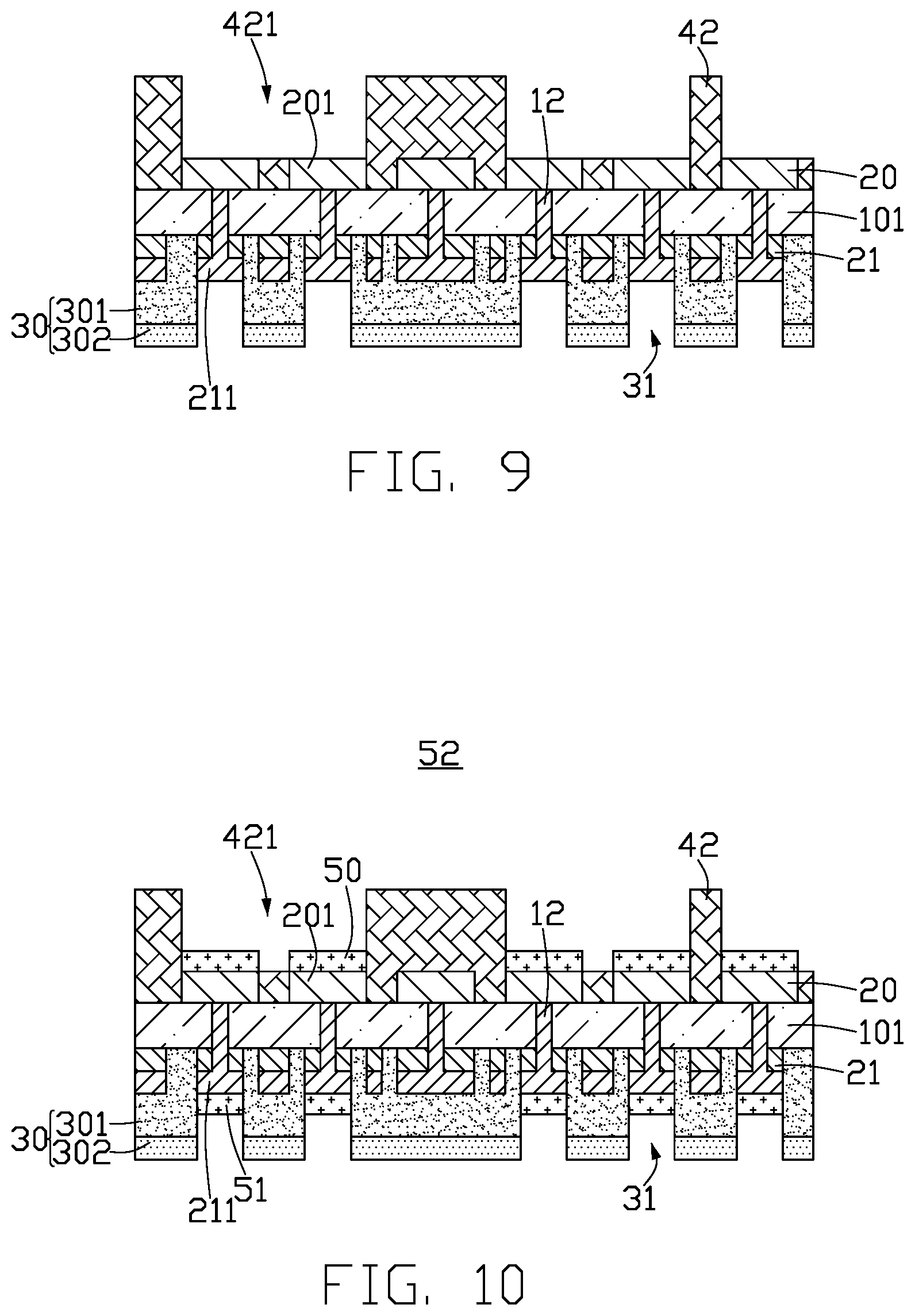 Patent US12310144 Figure 5 – Method of manufacturing display module with light emitting diode free of a split-screen boundary line and display module with light emitting diode