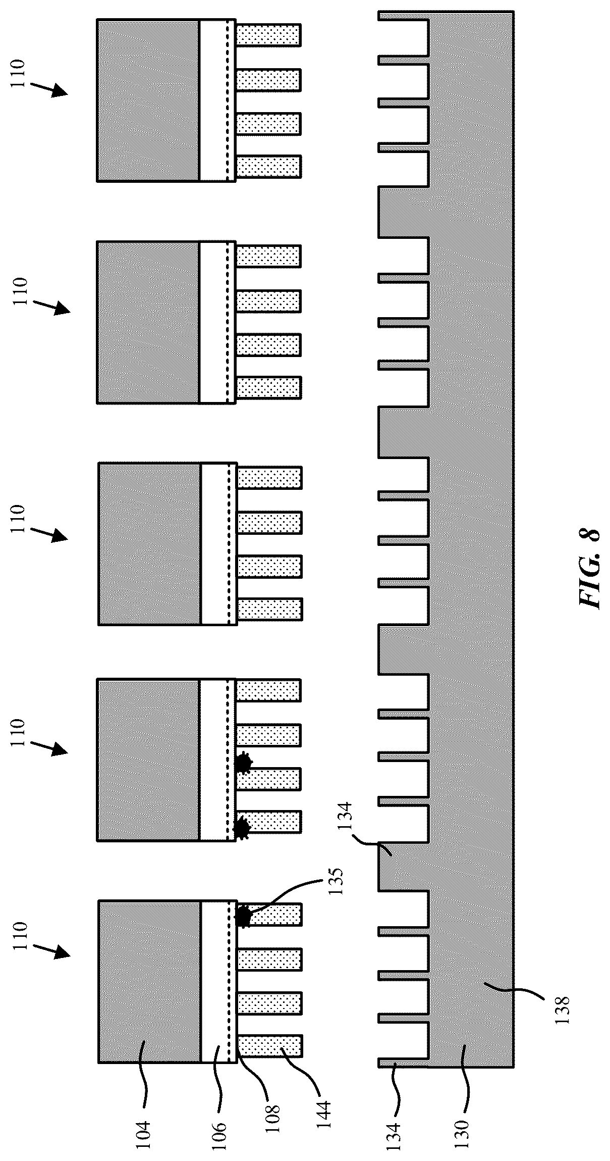 Patent US12310146 Figure 12 – Methods for die-to-wafer device layer transfer with precise control of device layer vertical position