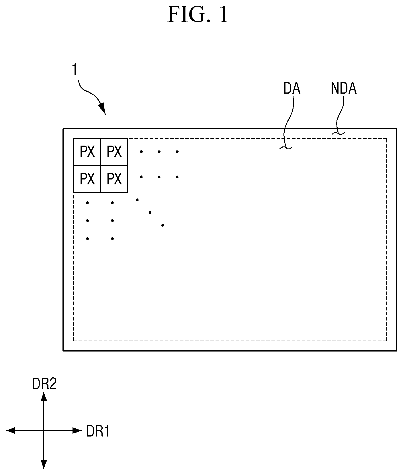 Patent US12310151 Figure 1 – Display device