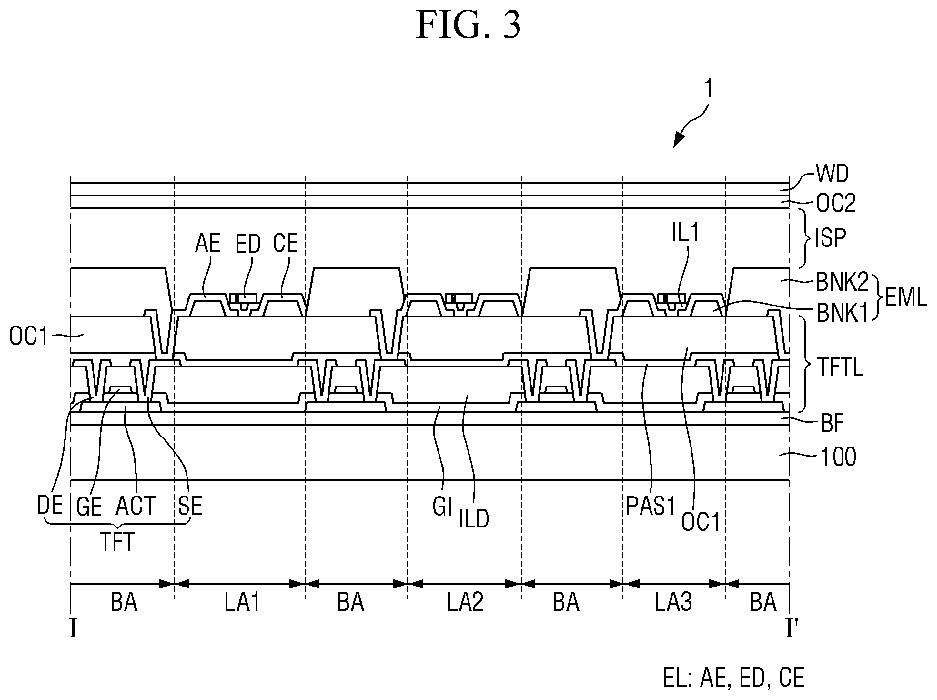 Patent US12310151 Figure 3 – Display device