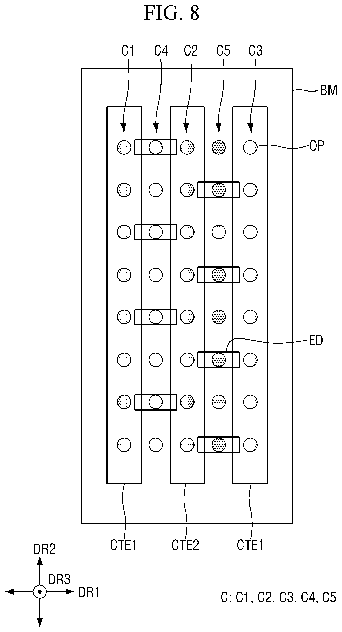 Patent US12310151 Figure 8 – Display device