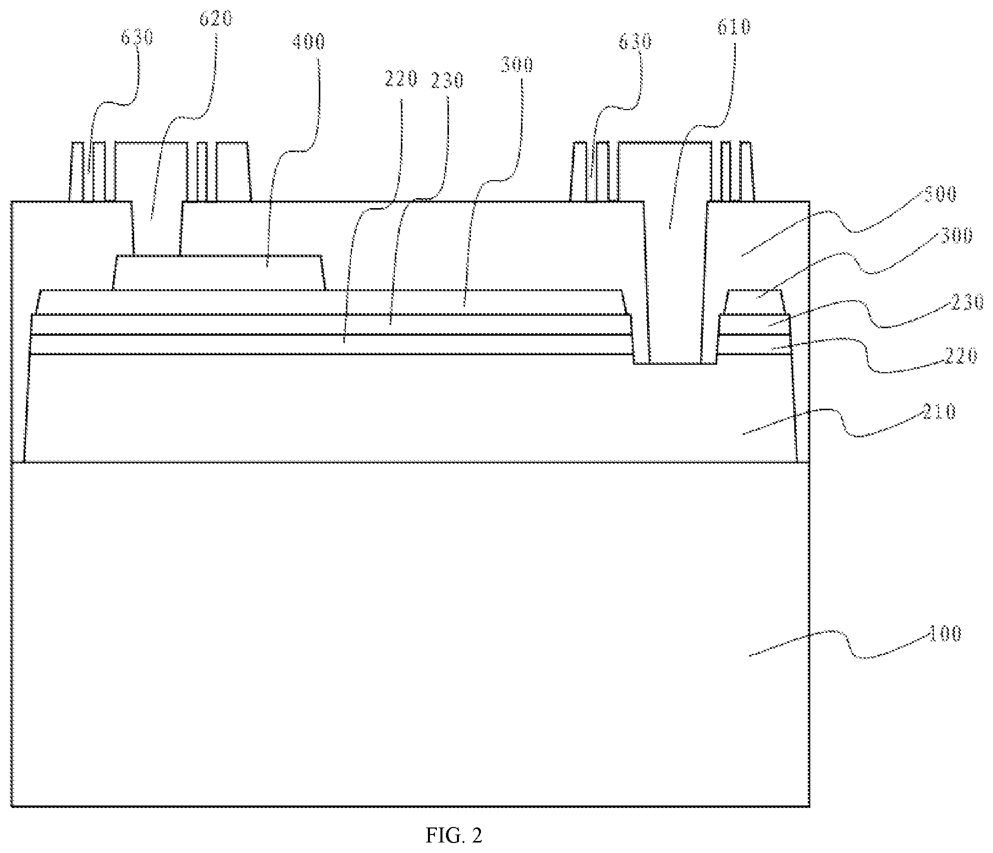 Patent US12310153 Figure 2 – Mini light-emitting diode chip having an extended electrode facing away from a growth substrate and manufacturing method thereof