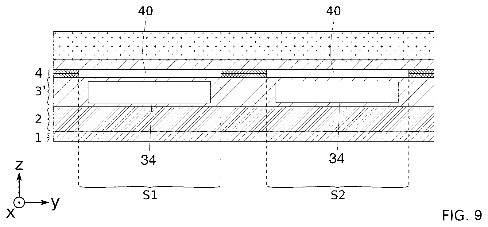 Patent US12310156 Figure 4 – Optoelectronic device and manufacturing method