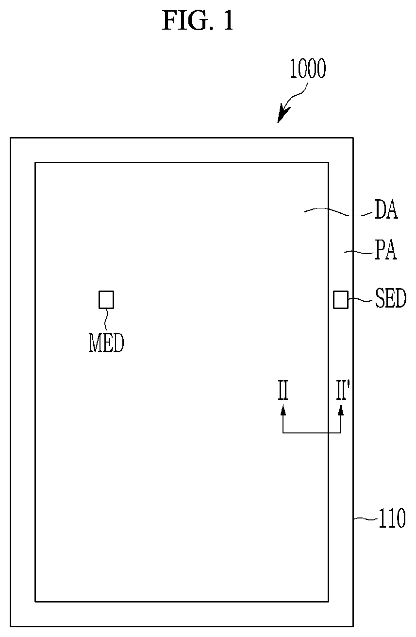 Patent US12310157 Figure 1 – Transparent display device and tiled display device including the same