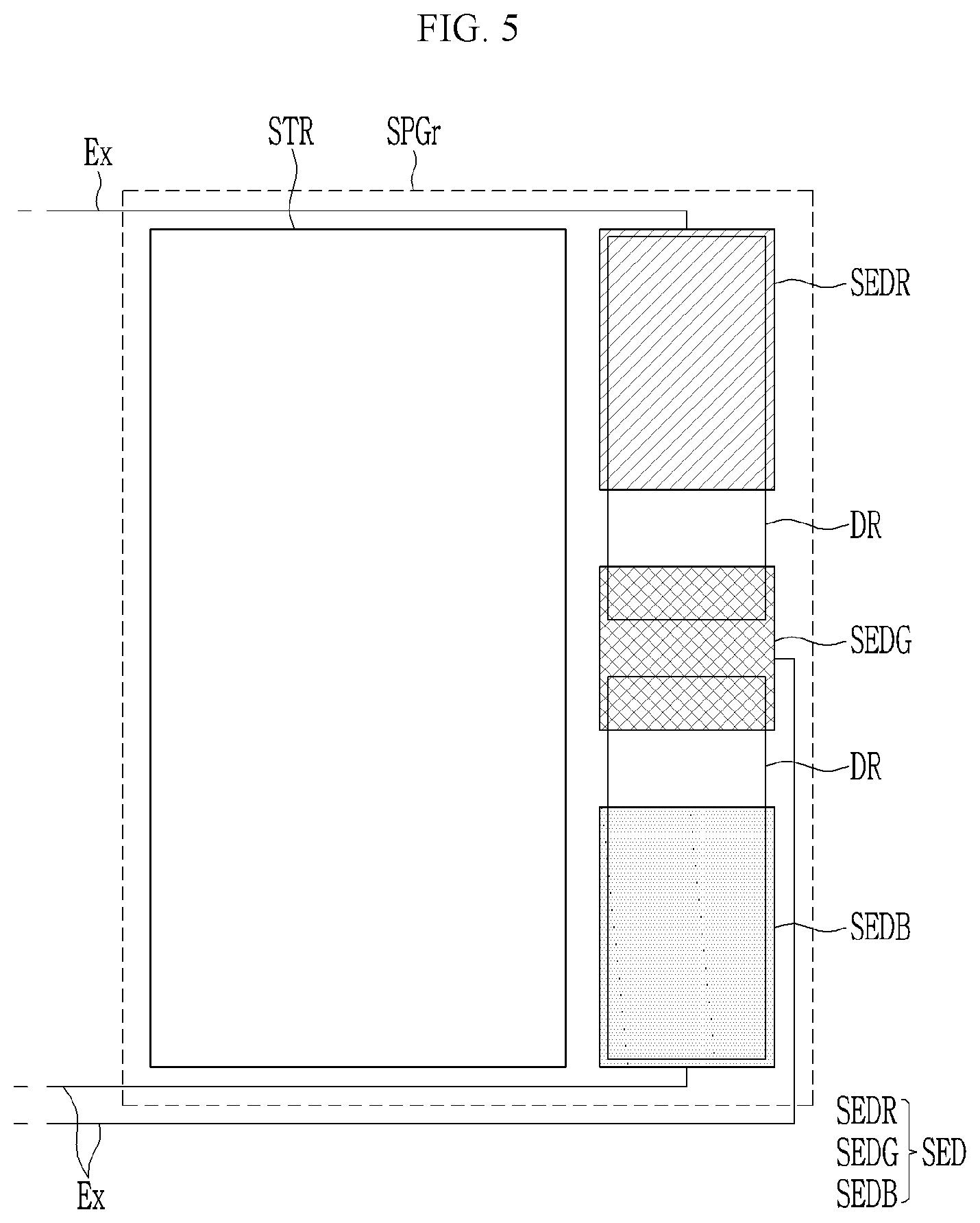Patent US12310157 Figure 5 – Transparent display device and tiled display device including the same