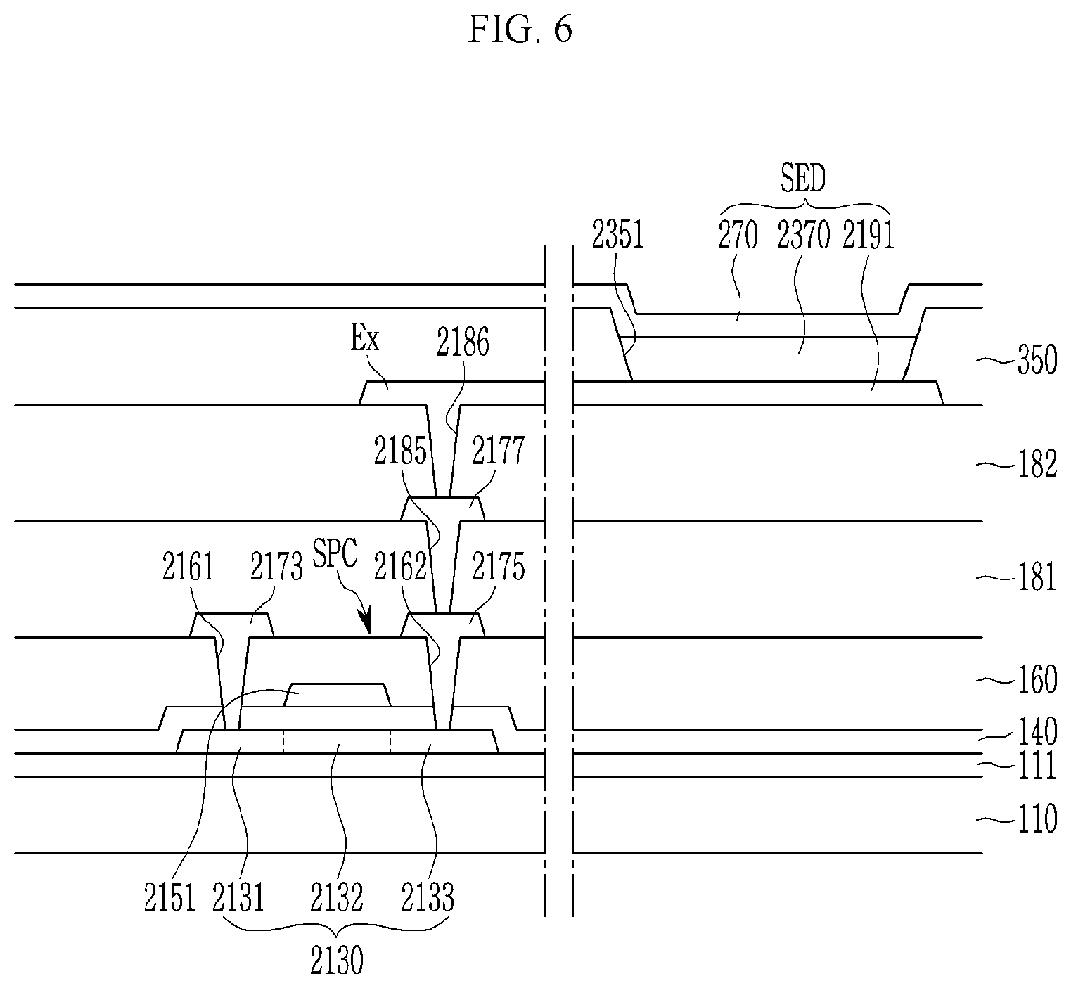 Patent US12310157 Figure 6 – Transparent display device and tiled display device including the same