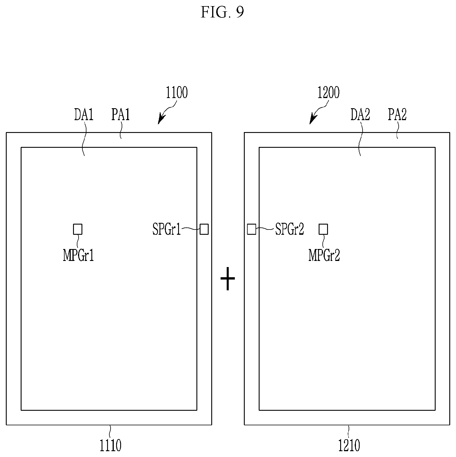 Patent US12310157 Figure 9 – Transparent display device and tiled display device including the same