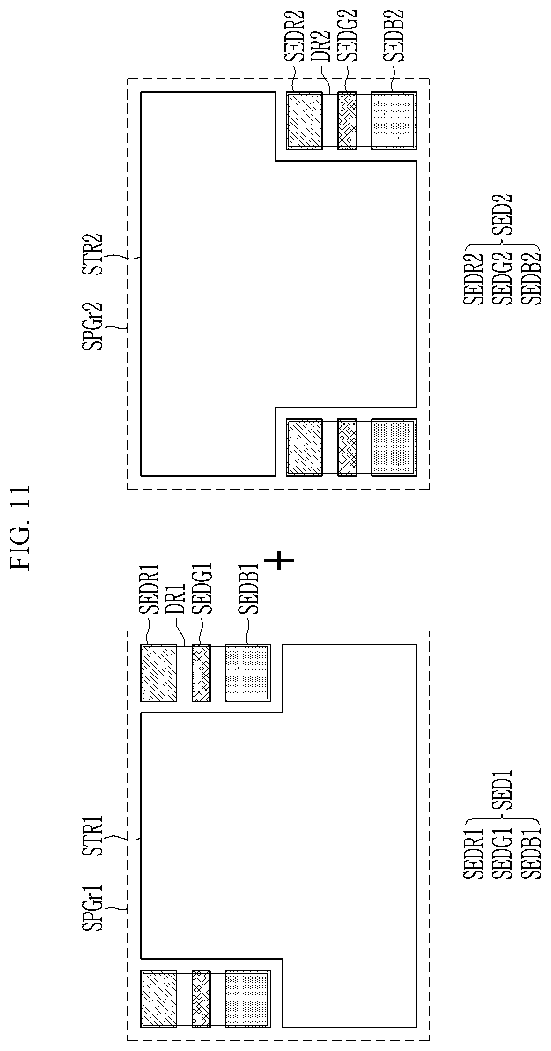 Patent US12310157 Figure 11 – Transparent display device and tiled display device including the same