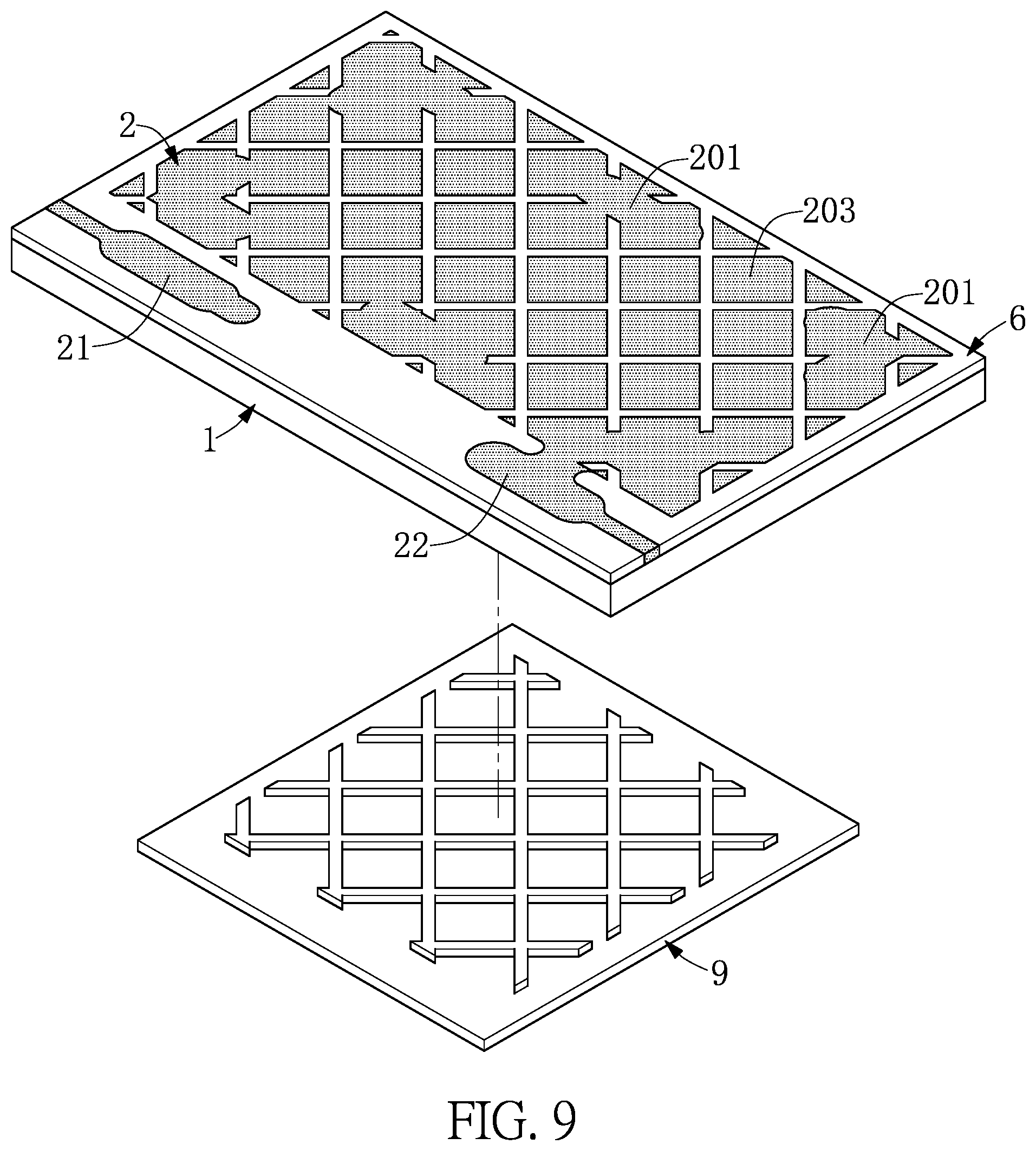 Patent US12310158 Figure 9 – Optoelectronic package structure