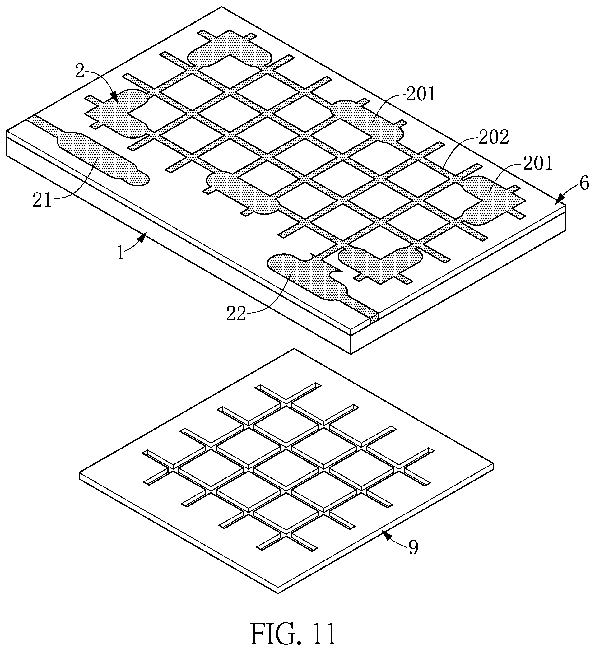 Patent US12310158 Figure 11 – Optoelectronic package structure