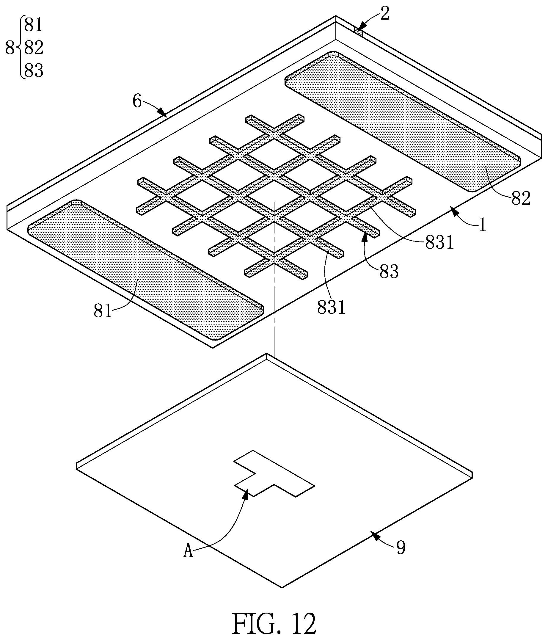 Patent US12310158 Figure 12 – Optoelectronic package structure