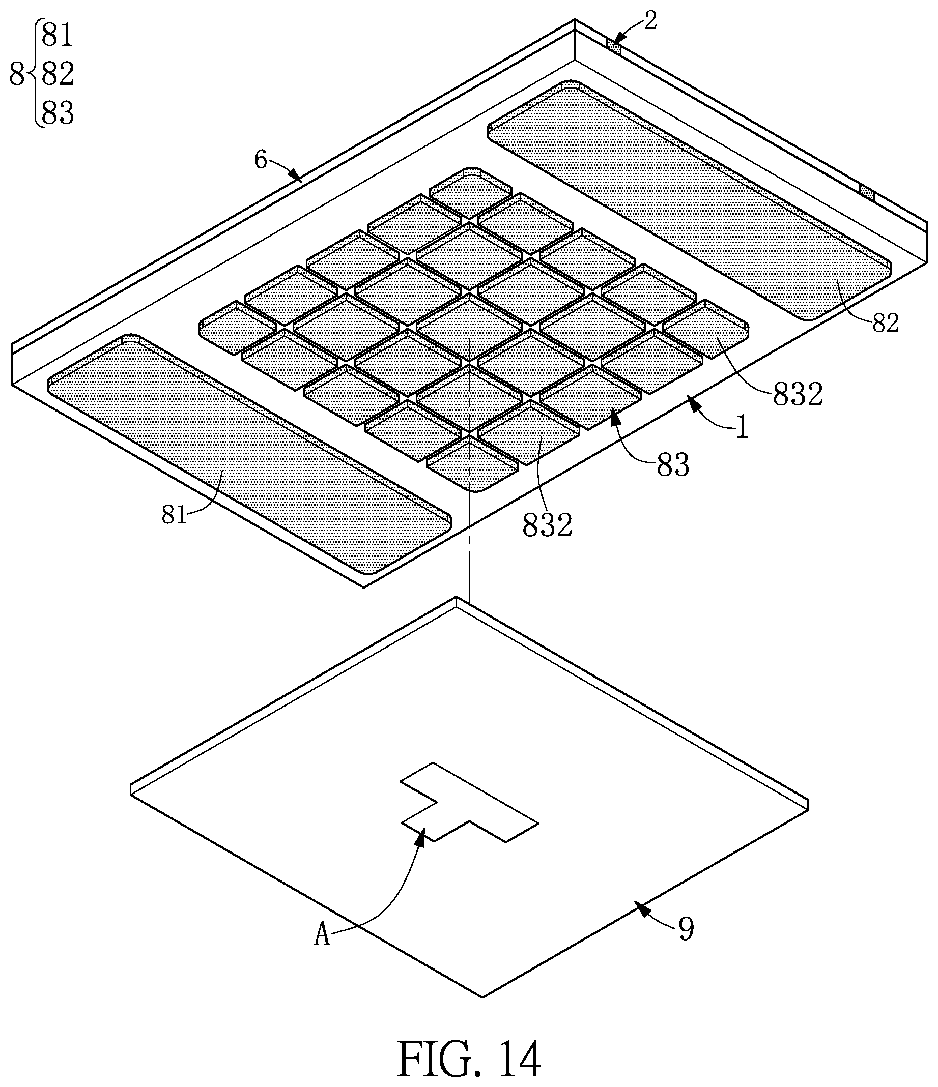 Patent US12310158 Figure 14 – Optoelectronic package structure