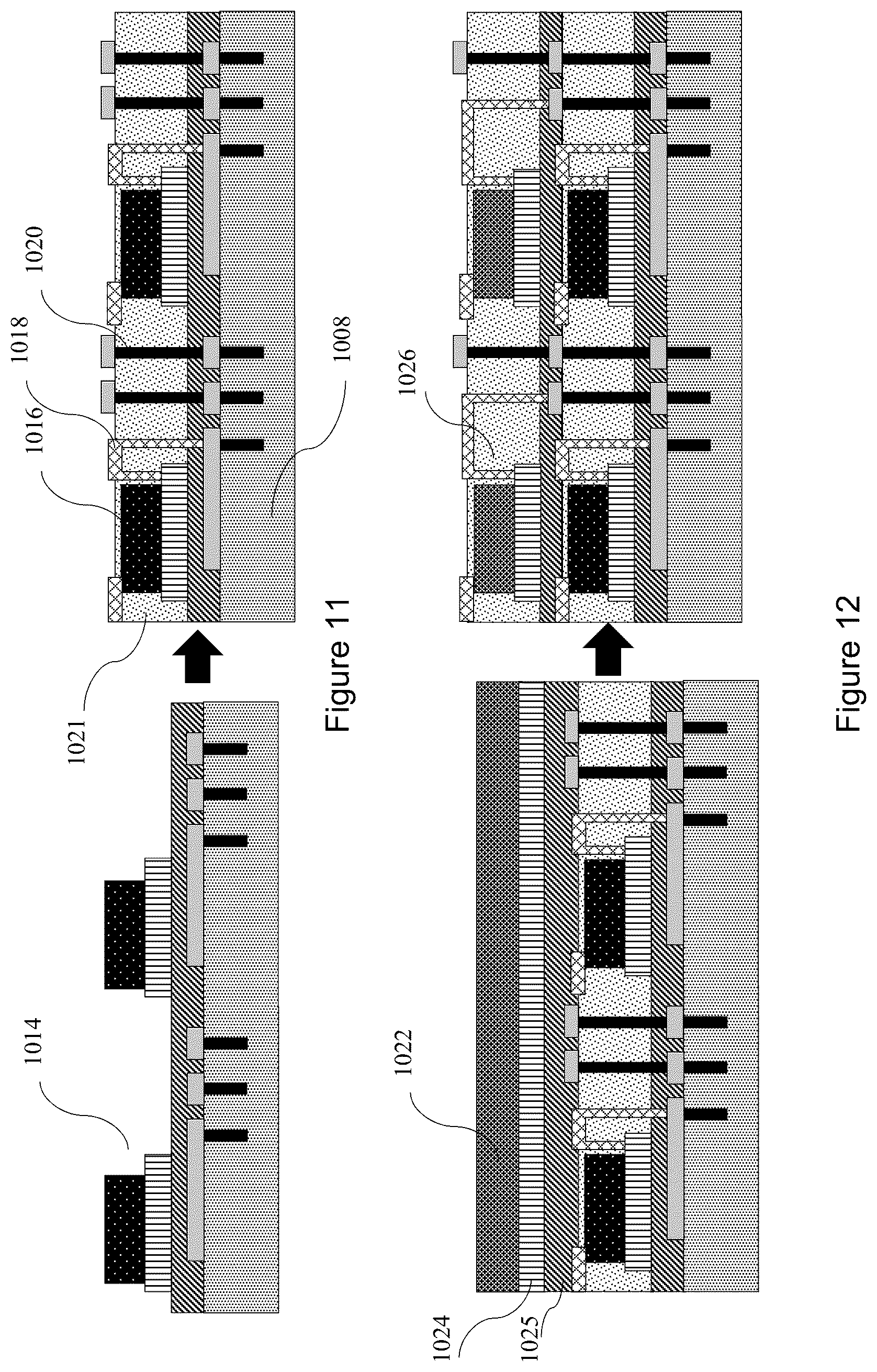 Patent US12310159 Figure 12 – Integrated structure for an optoelectronic device and method of fabricating the same