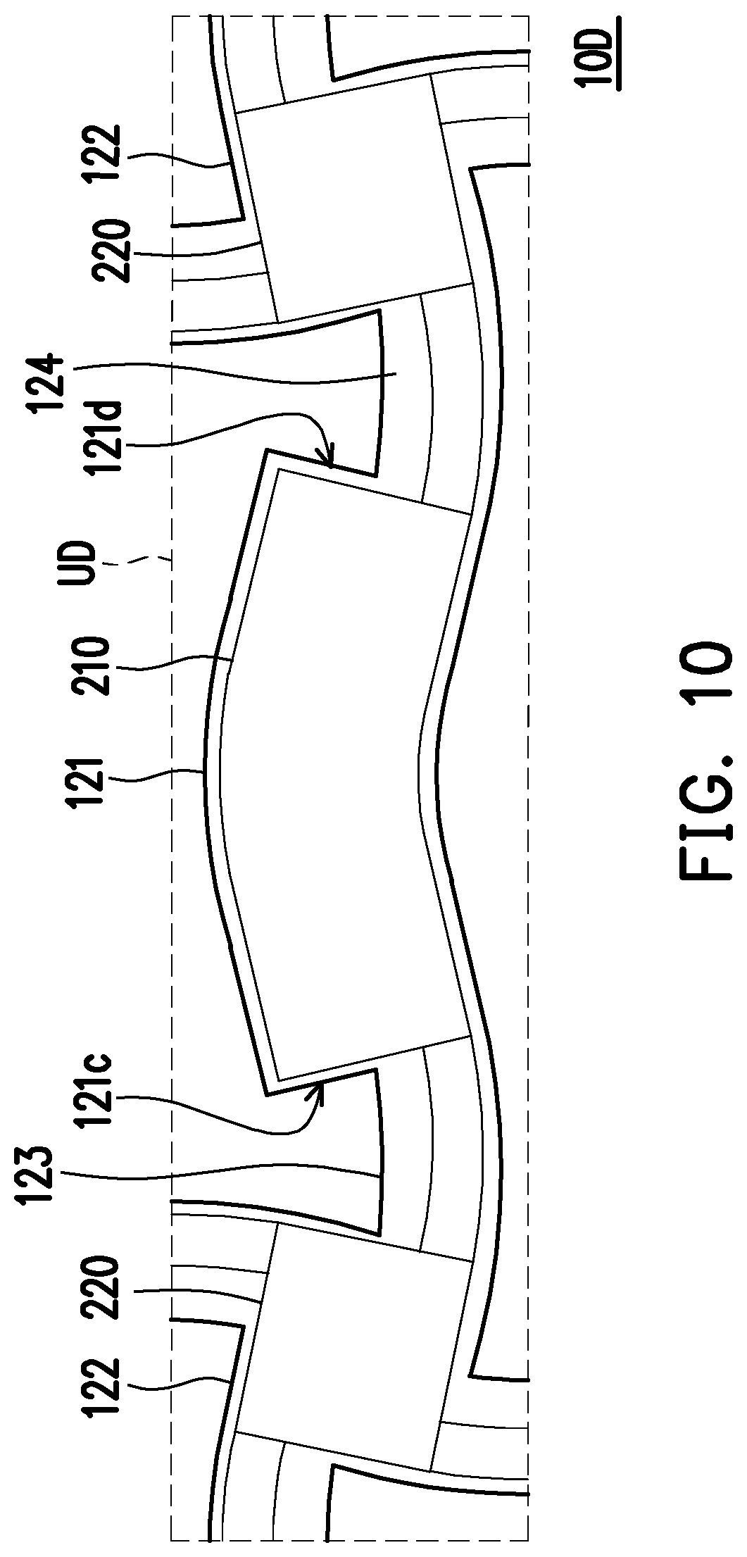 Patent US12310160 Figure 10 – Stretchable pixel array substrate