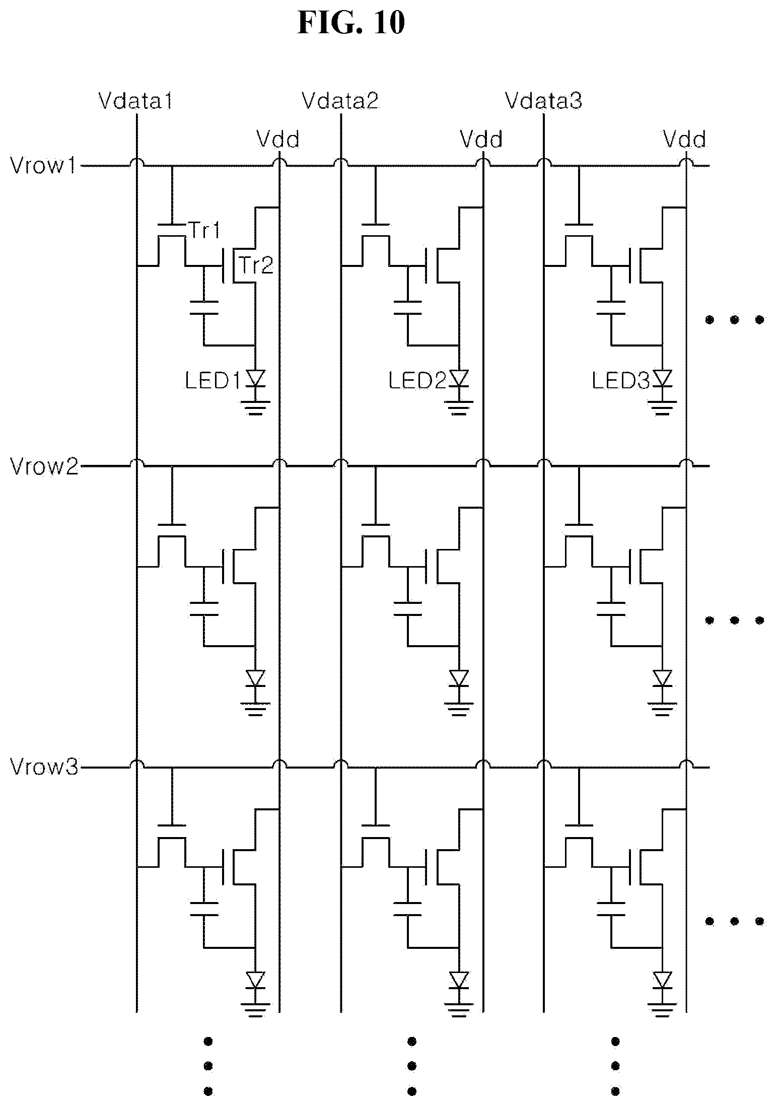 Patent US12310161 Figure 7 – Light-emitting diode unit for display comprising plurality of pixels and display device having same