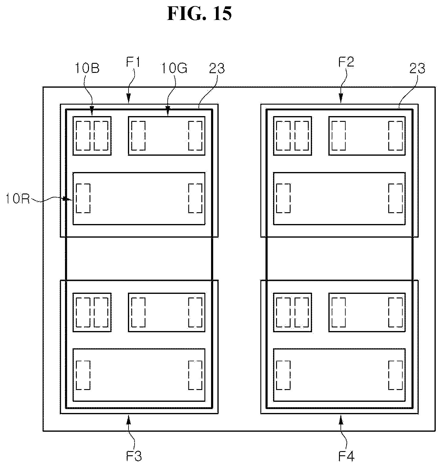 Patent US12310161 Figure 10 – Light-emitting diode unit for display comprising plurality of pixels and display device having same