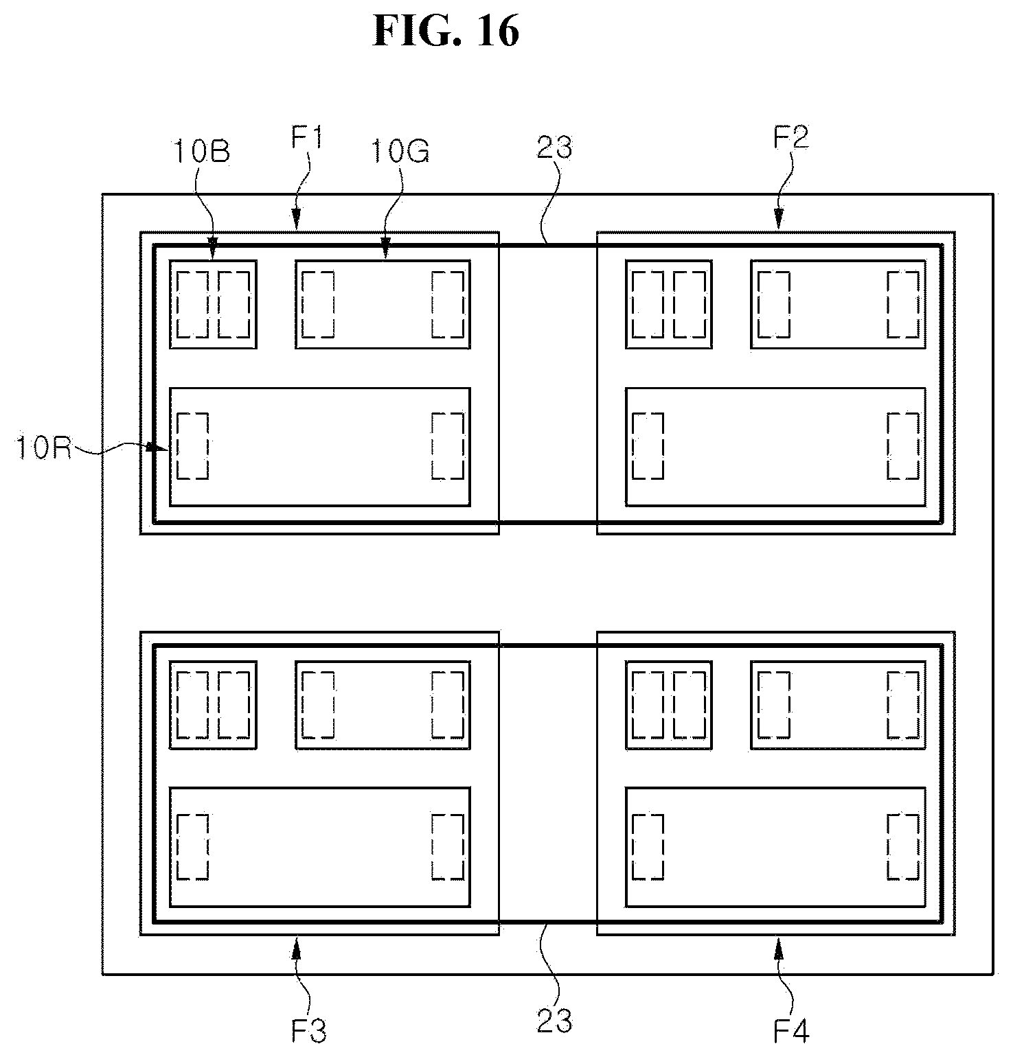 Patent US12310161 Figure 11 – Light-emitting diode unit for display comprising plurality of pixels and display device having same
