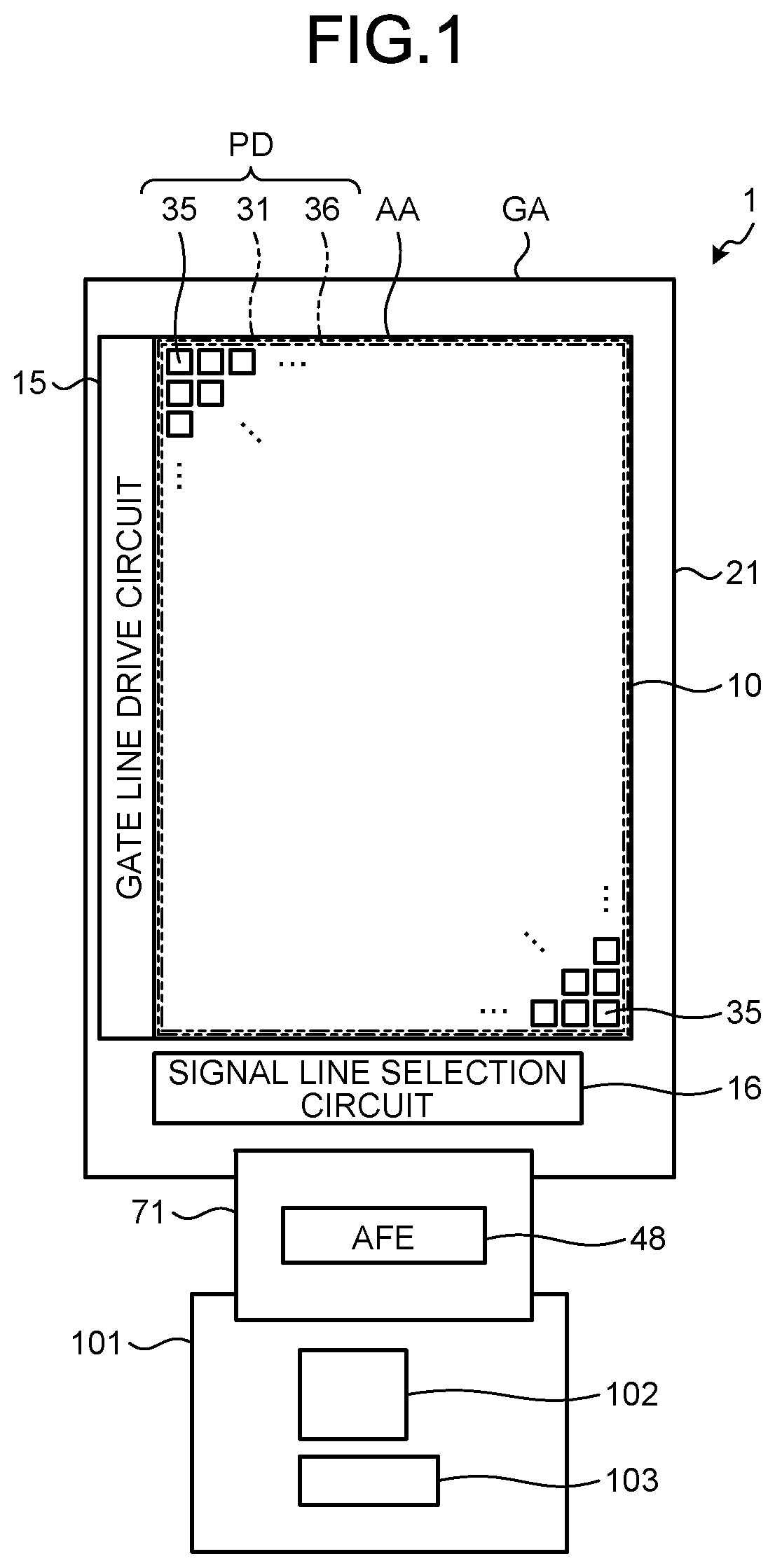 Patent US12310163 Figure 1 – Detection device