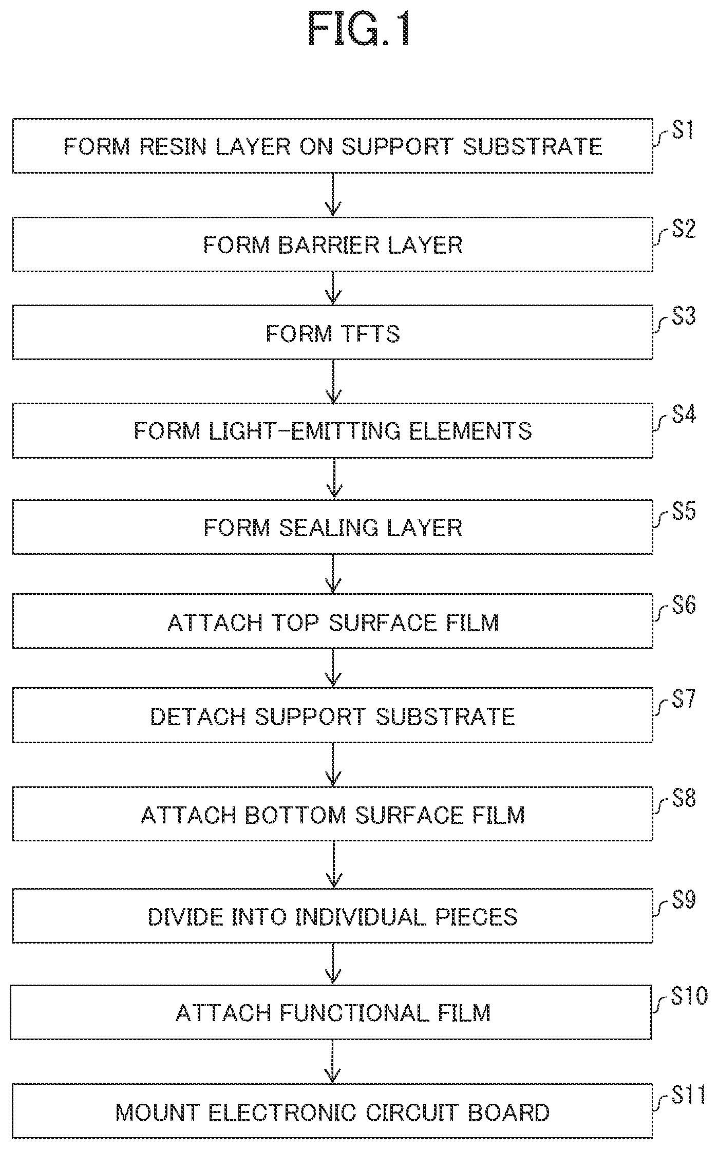 Patent US12310164 Figure 1 – Light-emitting element including luminous quantum dots and non-luminous quantum dots, display device including light-emitting element thereof, and method of manufacturing light- emitting element thereof