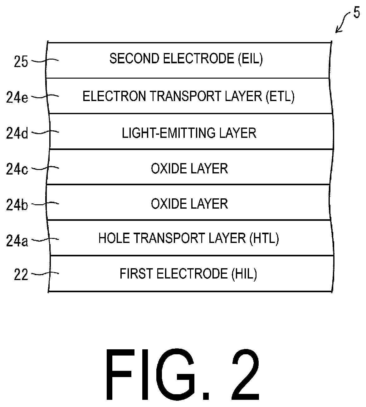 Patent US12310167 Figure 2 – Light-emitting element