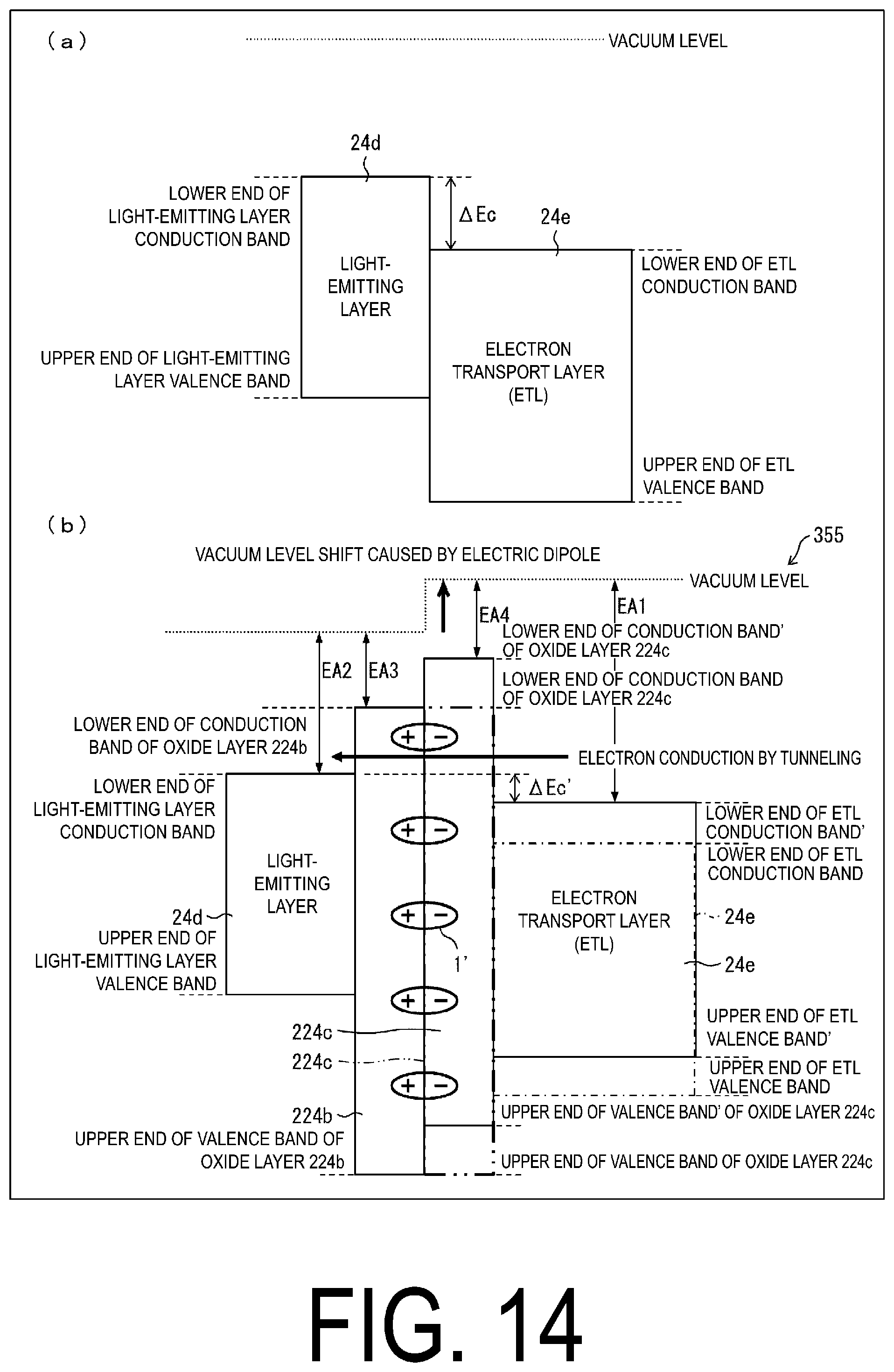Patent US12310167 Figure 14 – Light-emitting element