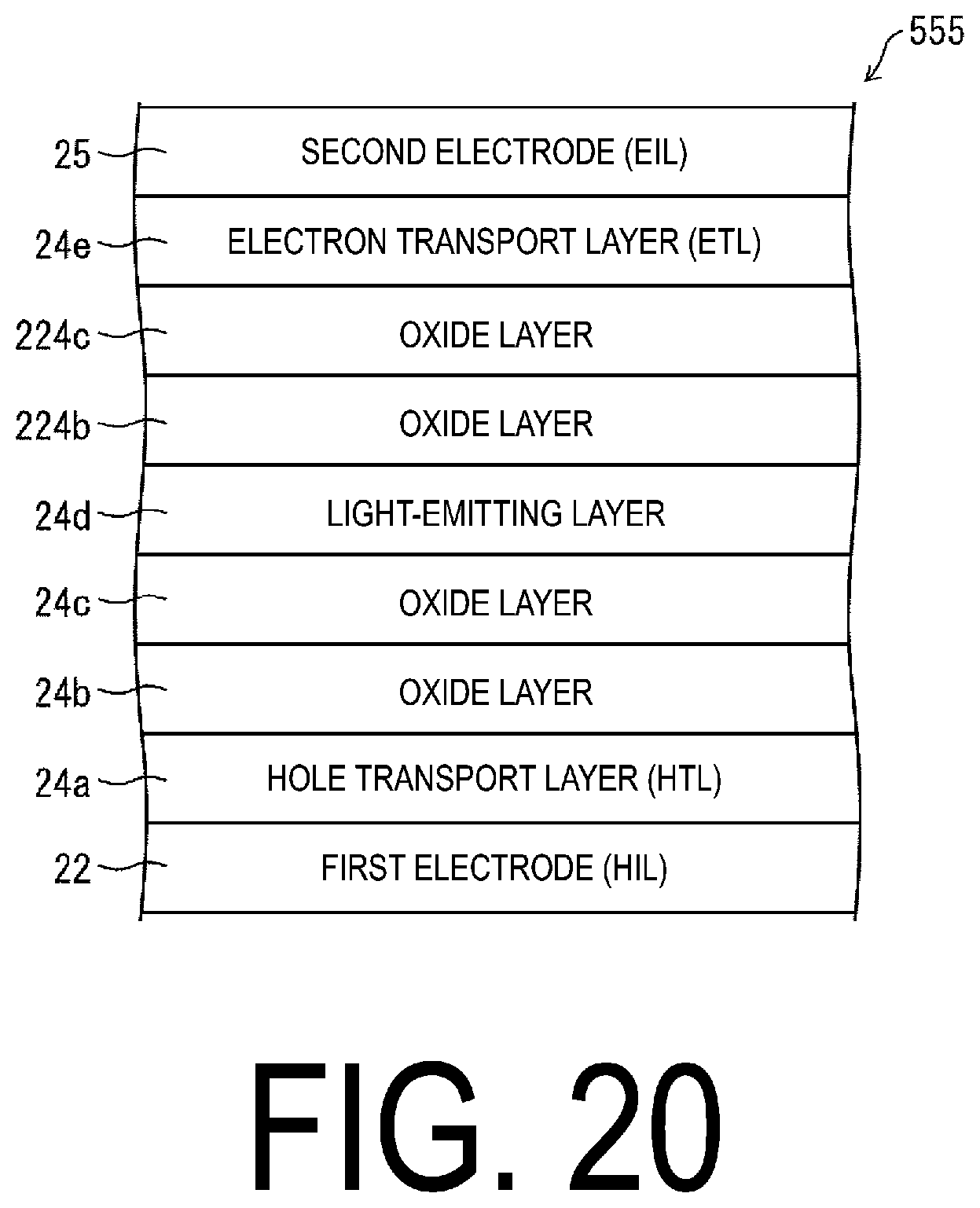 Patent US12310167 Figure 20 – Light-emitting element