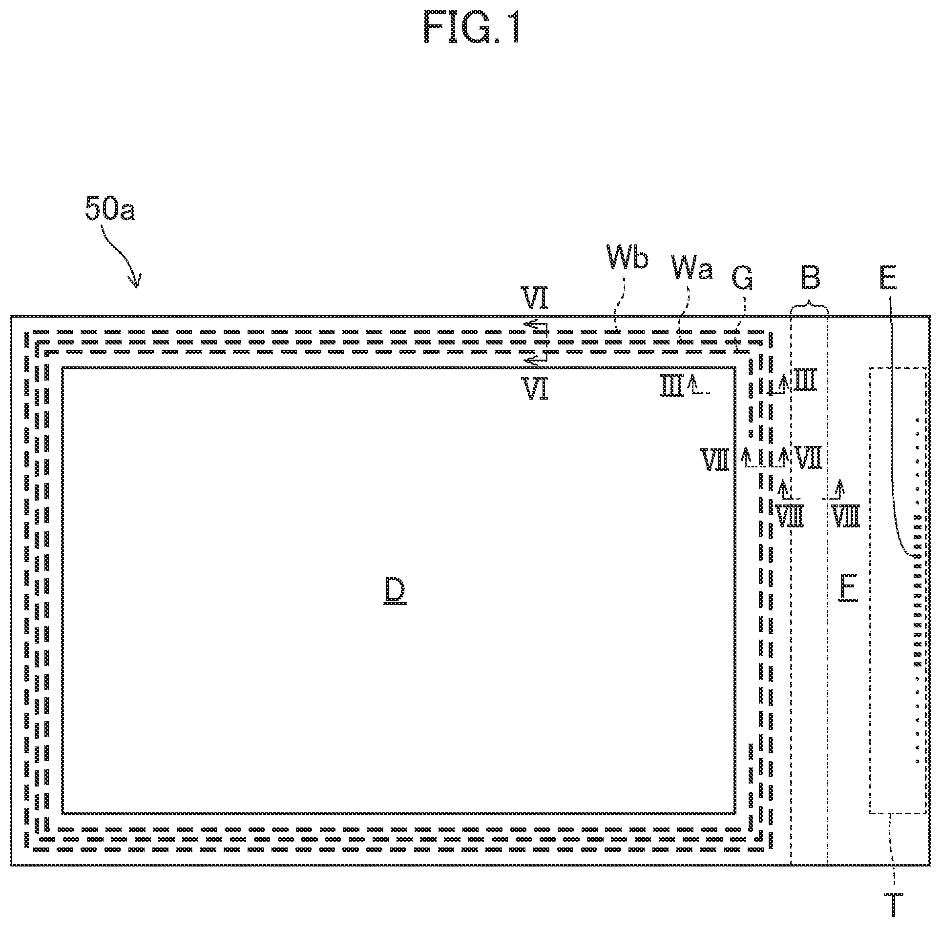 Patent US12310169 Figure 1 – Display device and method of manufacturing same