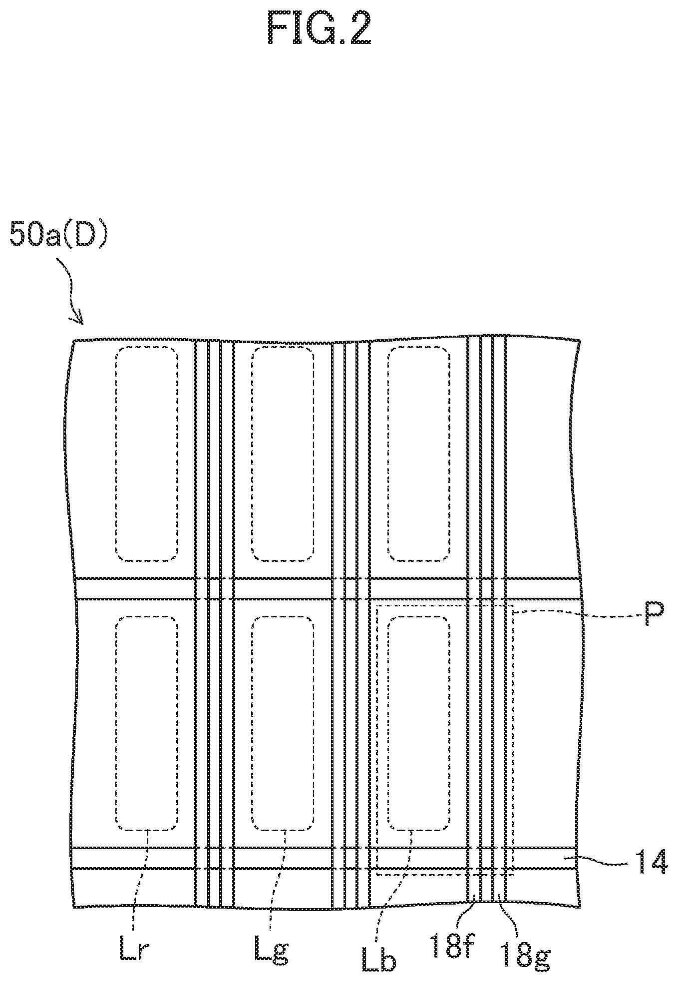 Patent US12310169 Figure 2 – Display device and method of manufacturing same