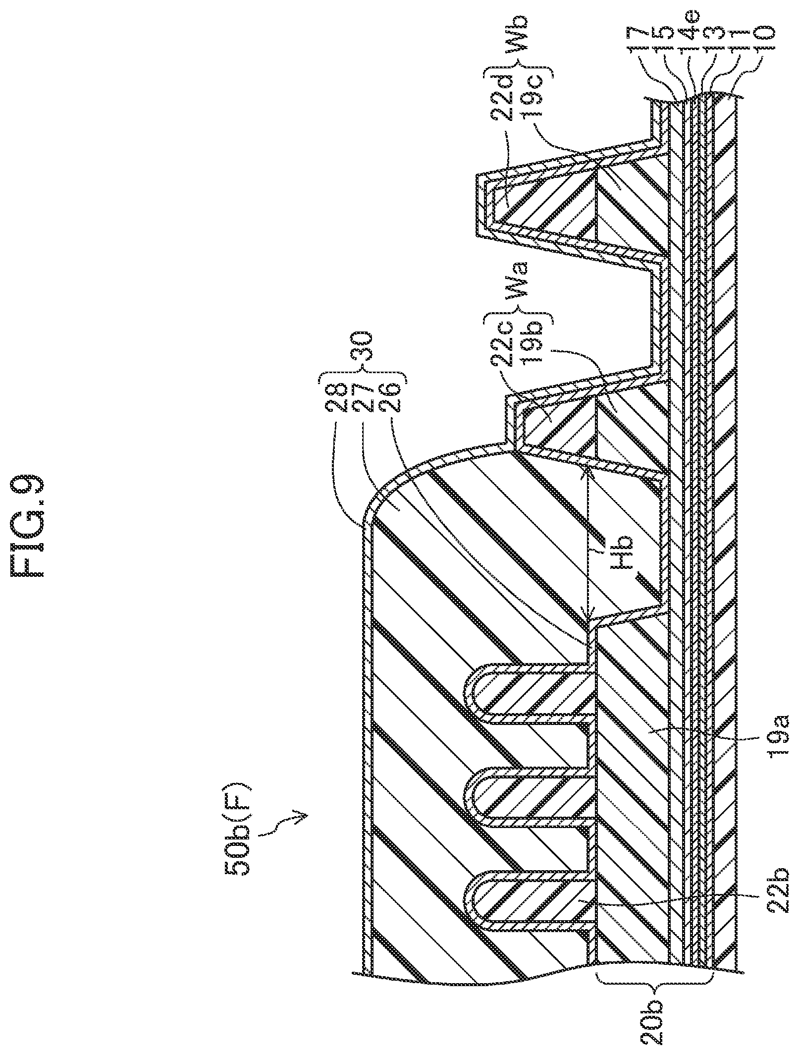 Patent US12310169 Figure 8 – Display device and method of manufacturing same