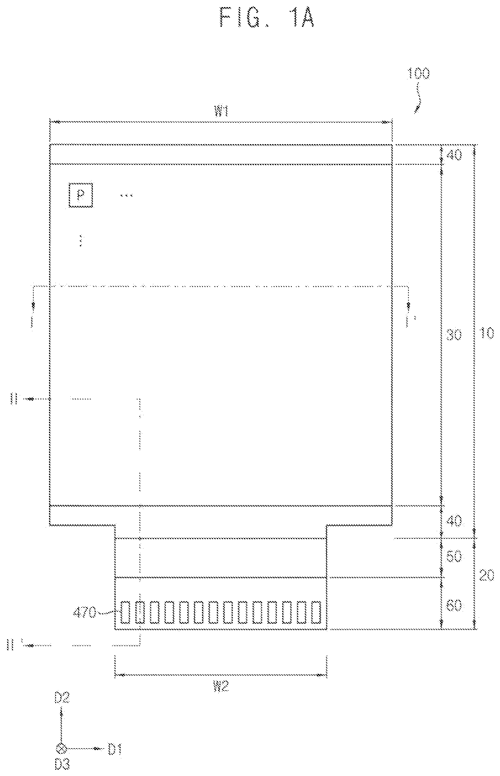 Patent US12310171 Figure 1 – Organic light emitting display device