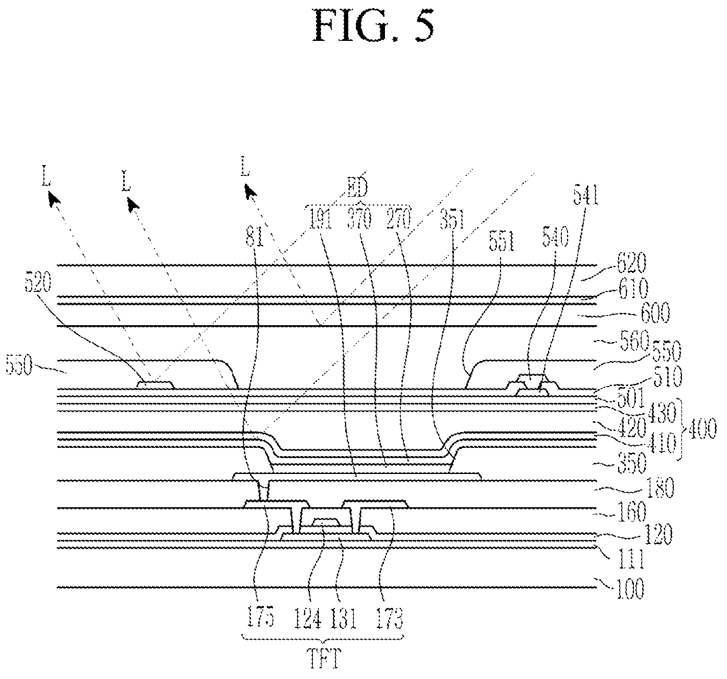 Patent US12310172 Figure 5 – Display device