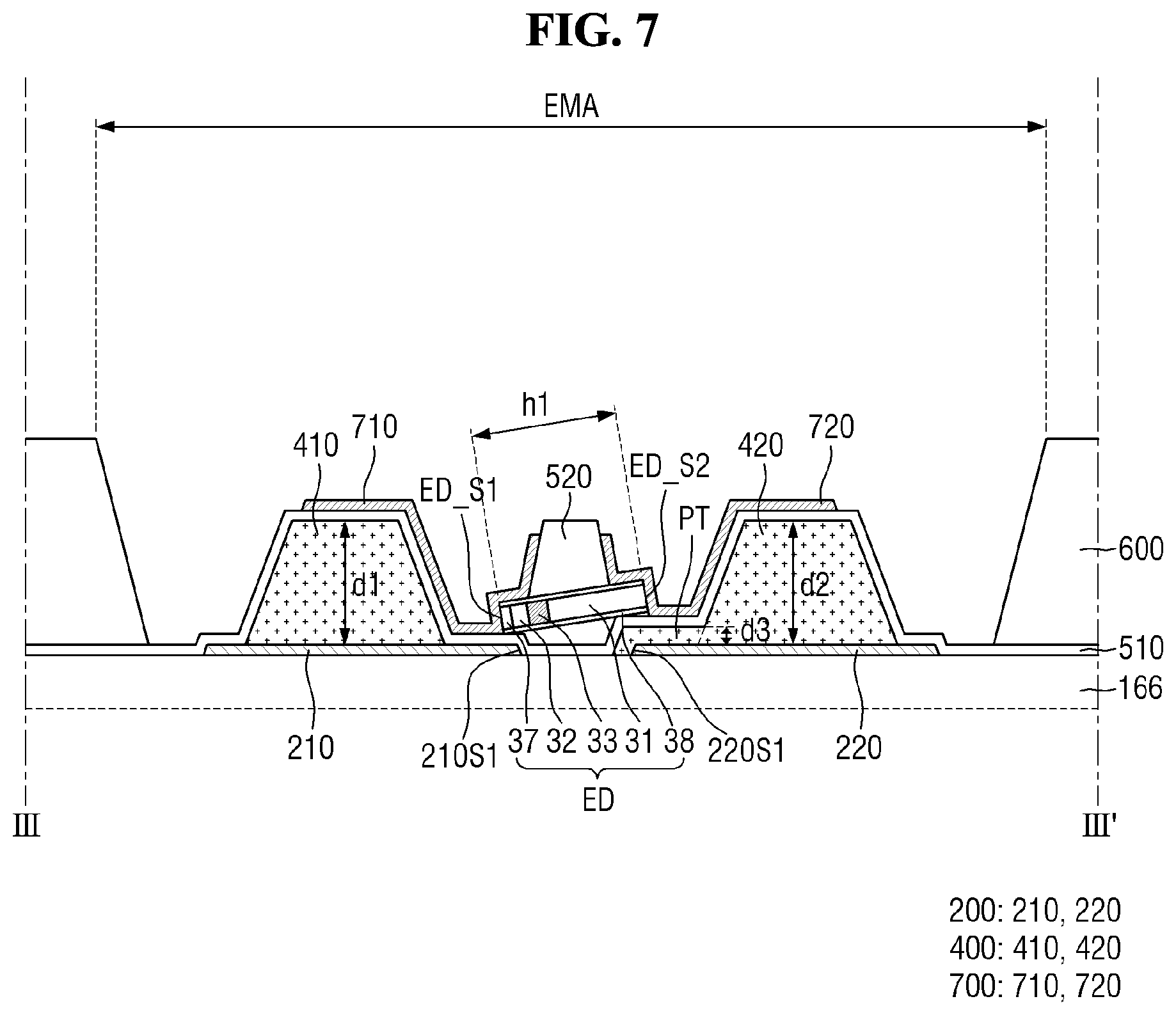 Patent US12310176 Figure 7 – Display device