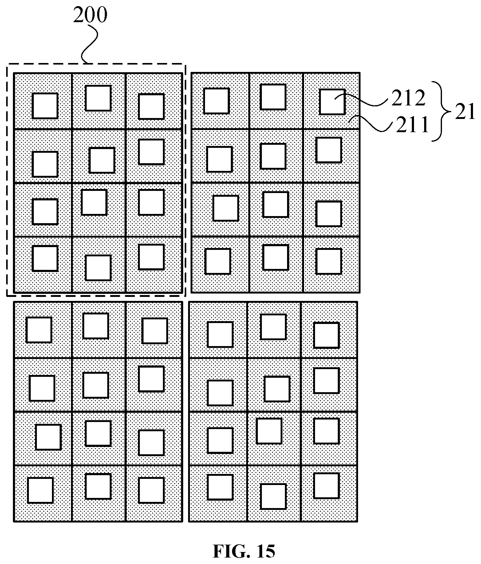 Patent US12310178 Figure 14 – Display panel and display device for voiding fixed grating in light-transmissive regions