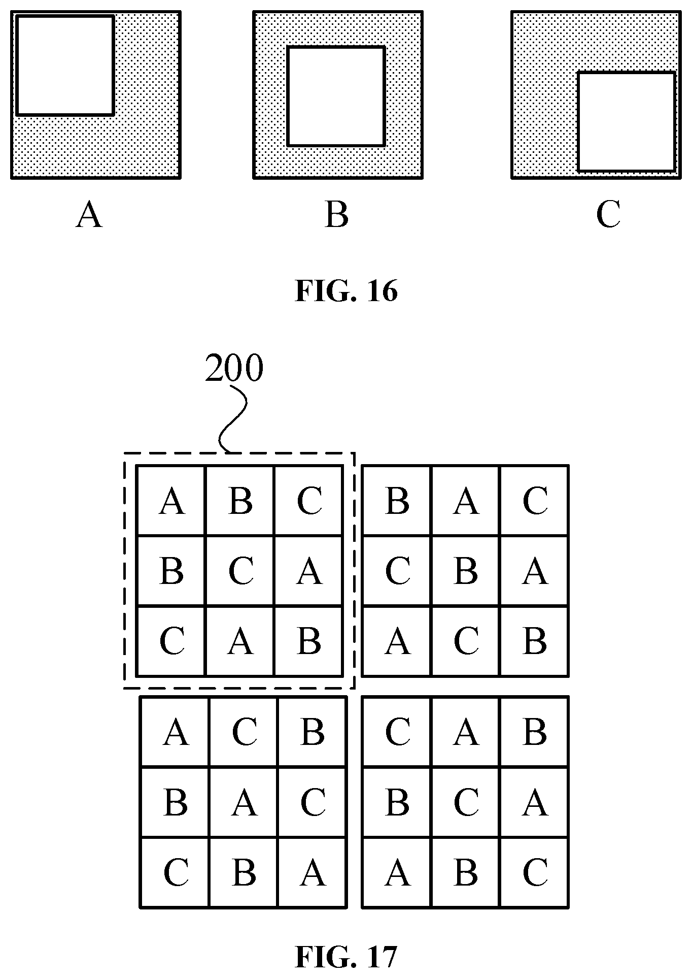 Patent US12310178 Figure 15 – Display panel and display device for voiding fixed grating in light-transmissive regions