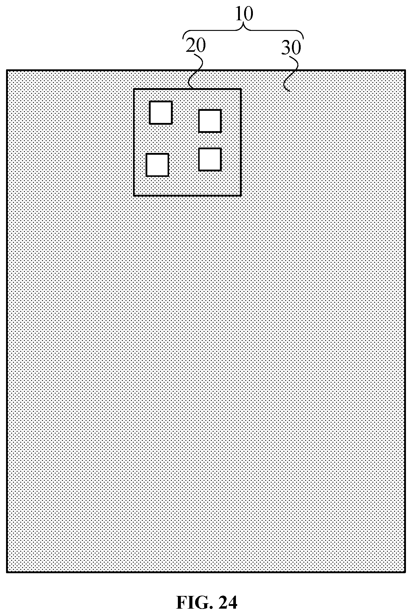 Patent US12310178 Figure 20 – Display panel and display device for voiding fixed grating in light-transmissive regions