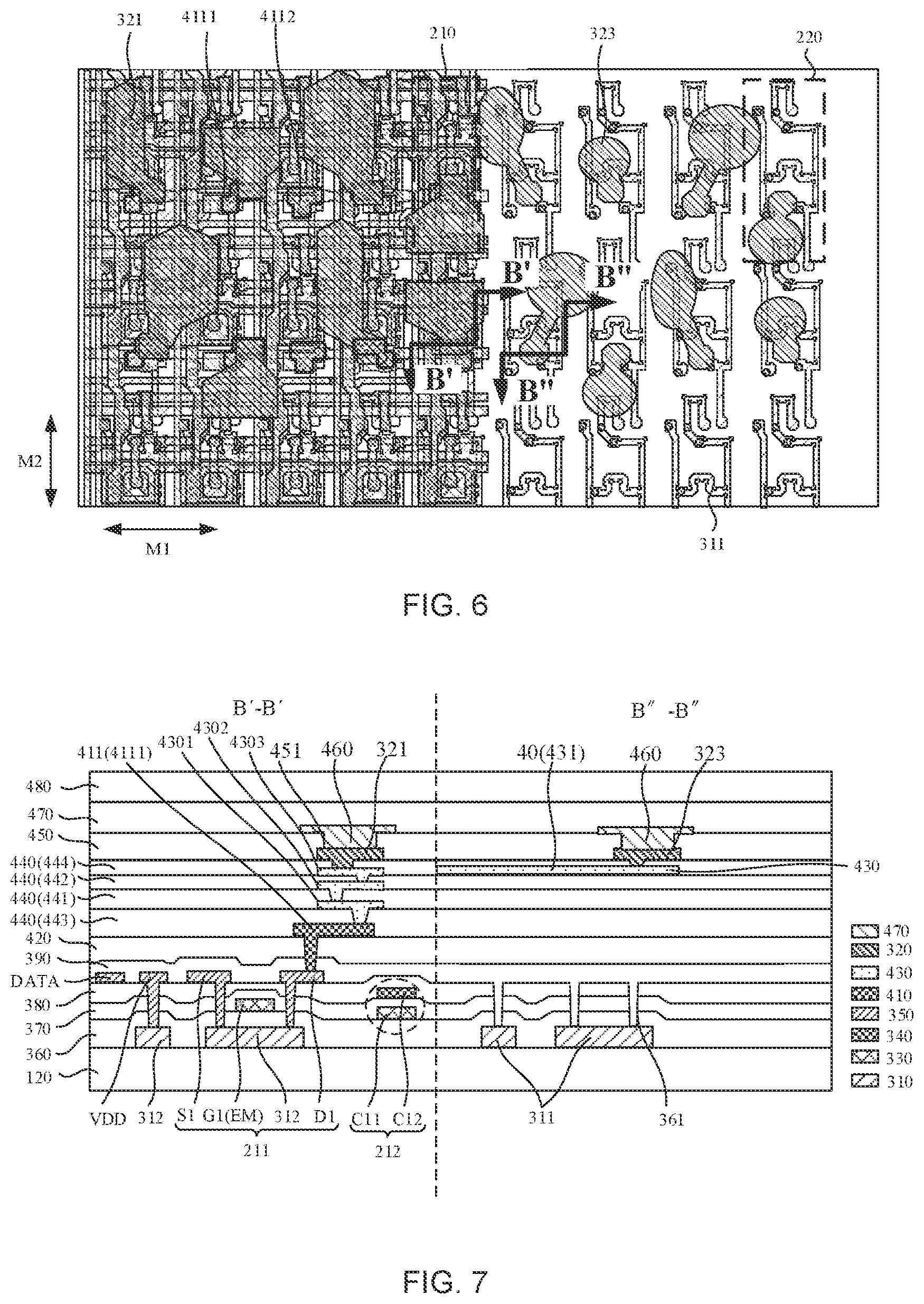 Patent US12310180 Figure 8 – Display panel having redundant pixel circuits and display device