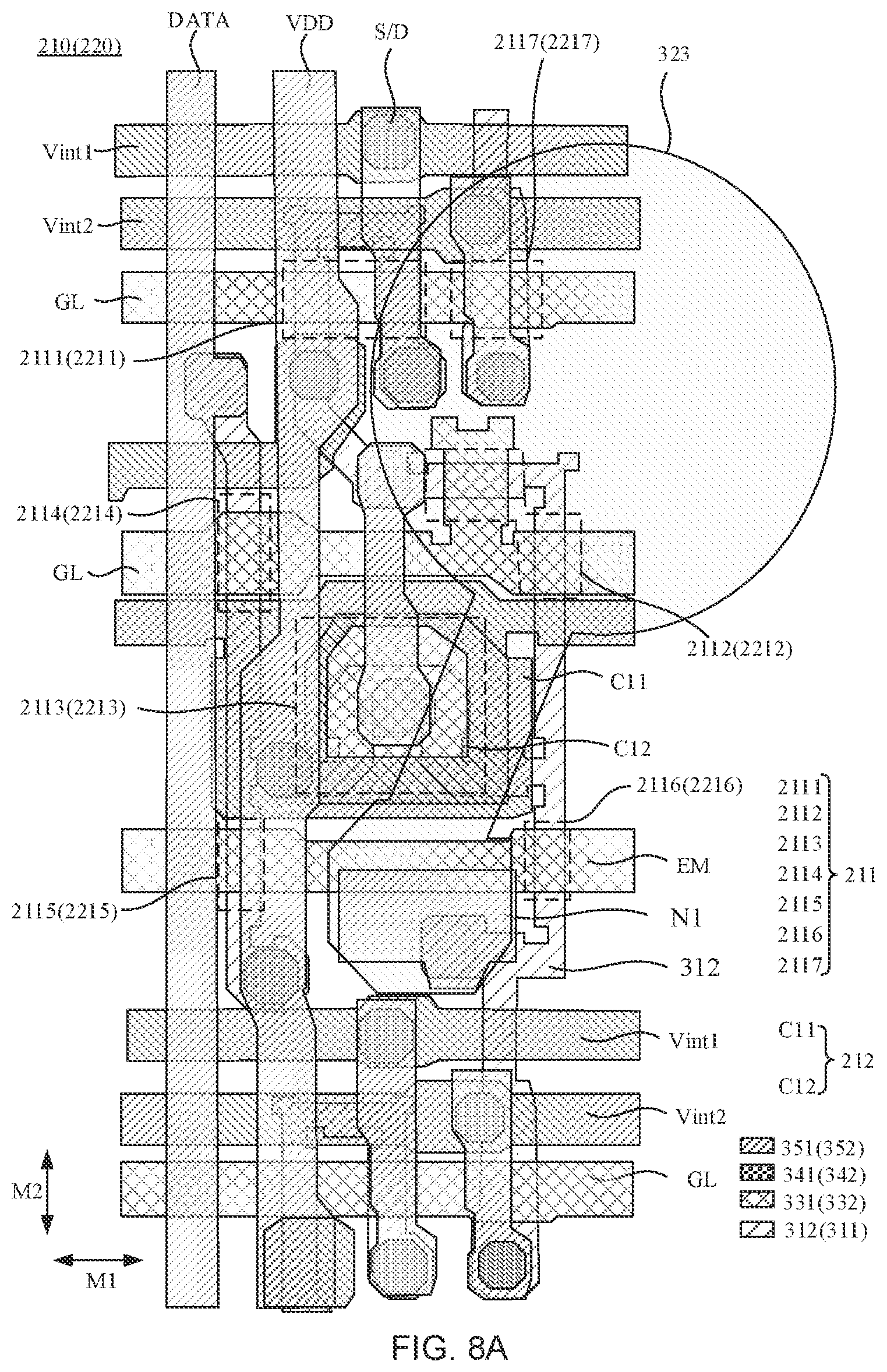 Patent US12310180 Figure 9 – Display panel having redundant pixel circuits and display device