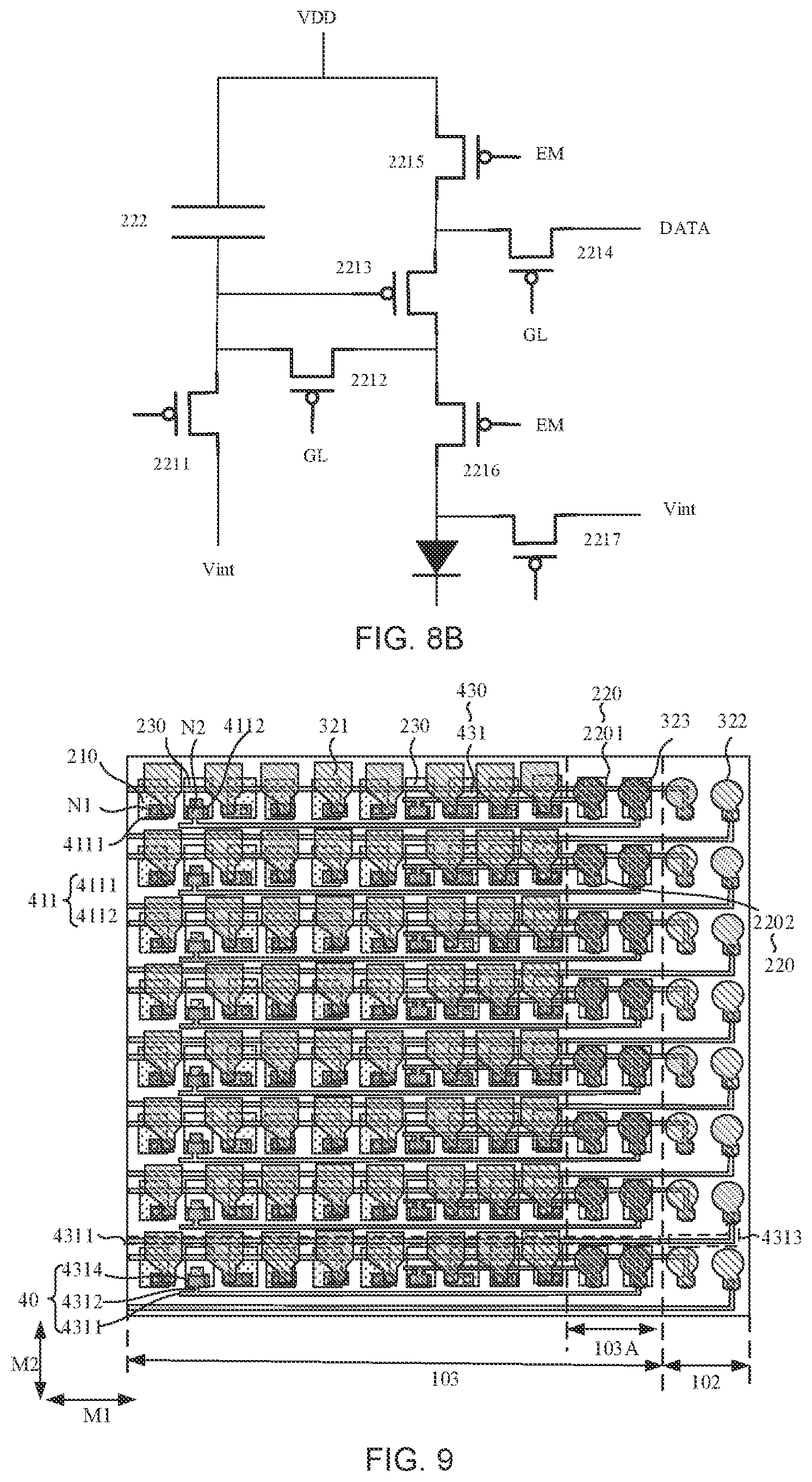 Patent US12310180 Figure 10 – Display panel having redundant pixel circuits and display device