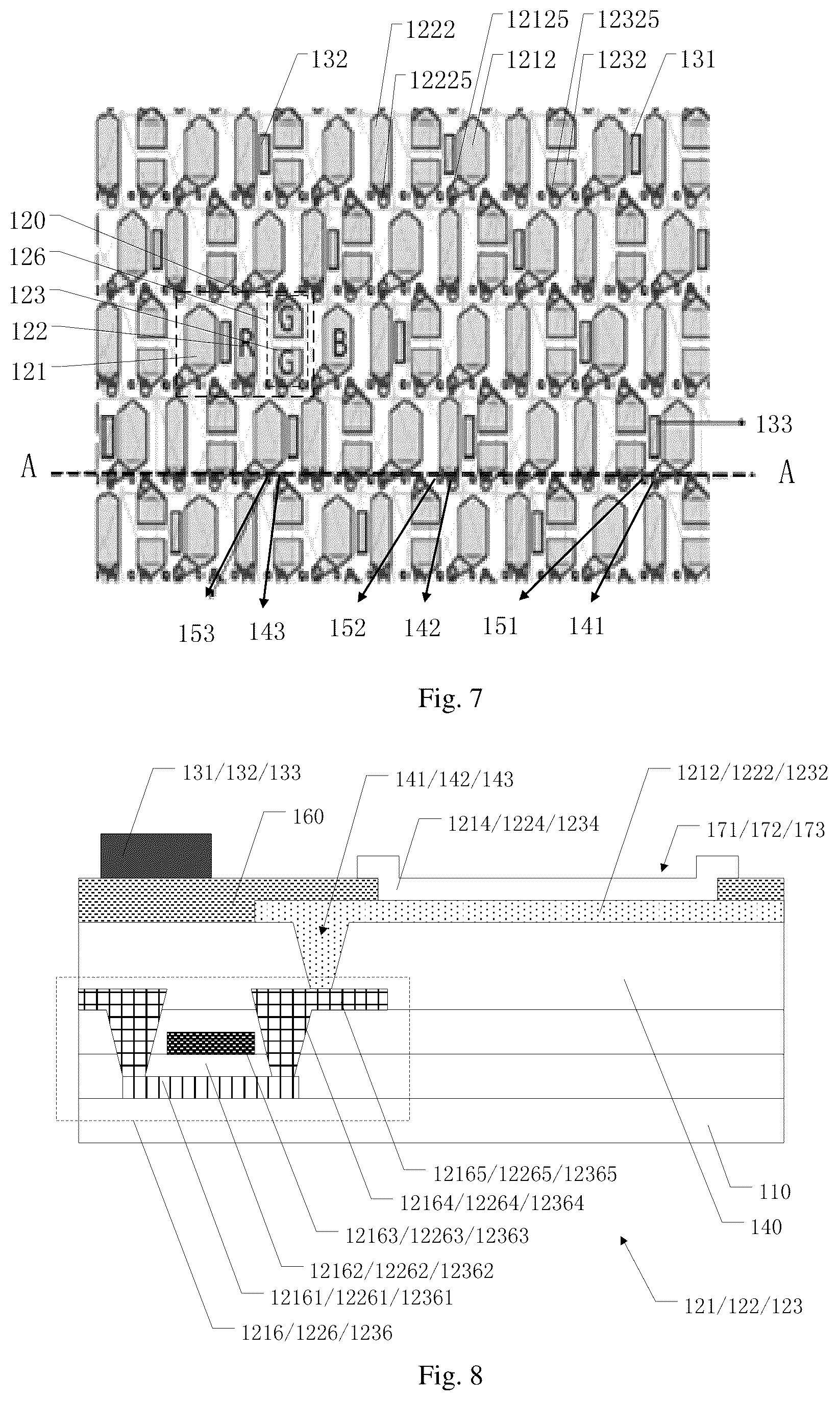 Patent US12310182 Figure 4 – Display substrate and display device with spacers