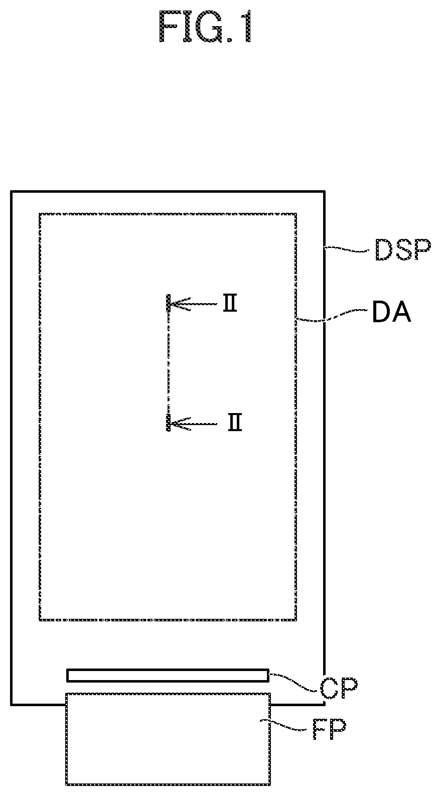 Patent US12310184 — Display device and manufacturing method therefor — Figure 1