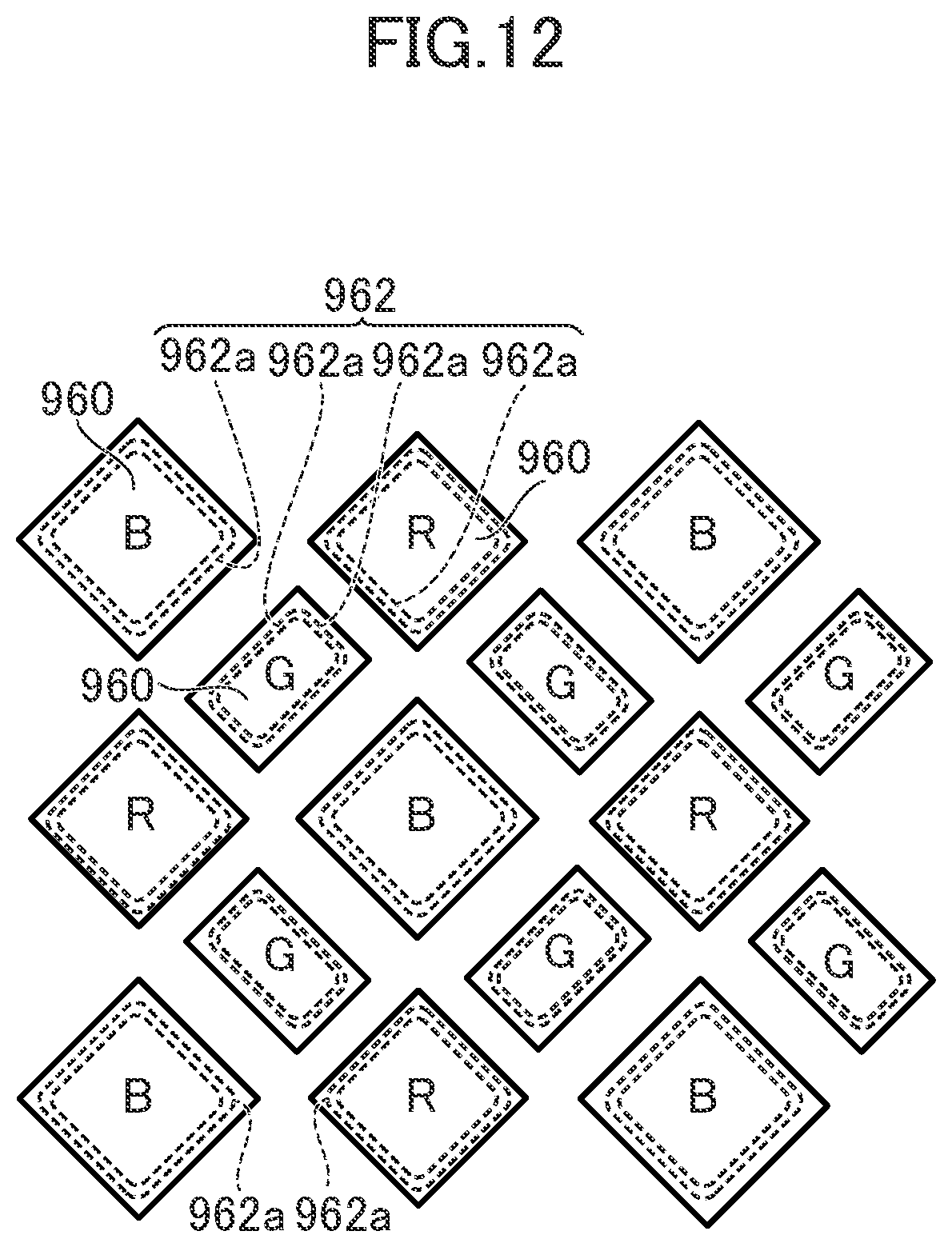 Patent US12310184 Figure 12 – Display device and manufacturing method therefor