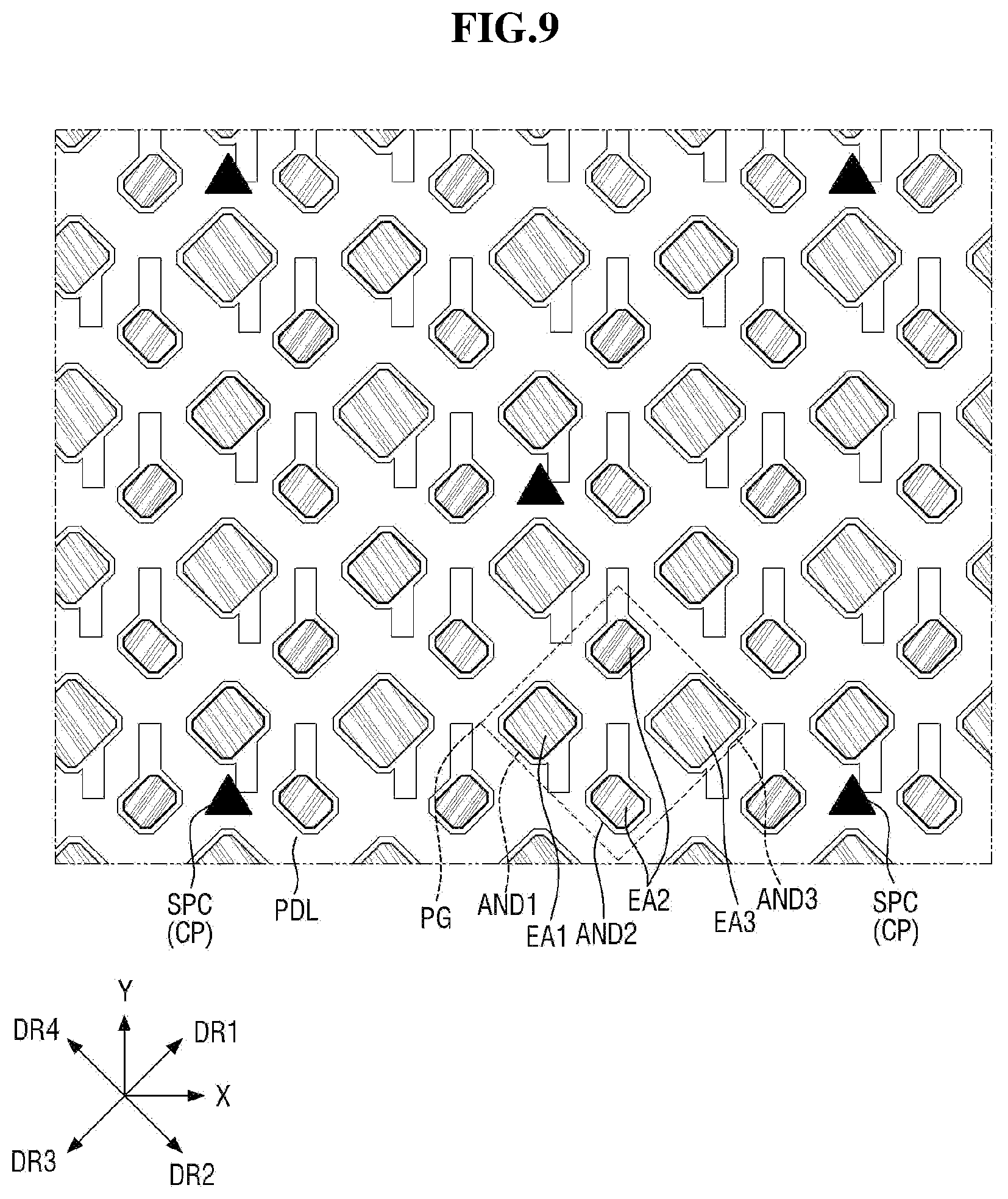 Patent US12310185 Figure 9 – Display device and sensing system including the same