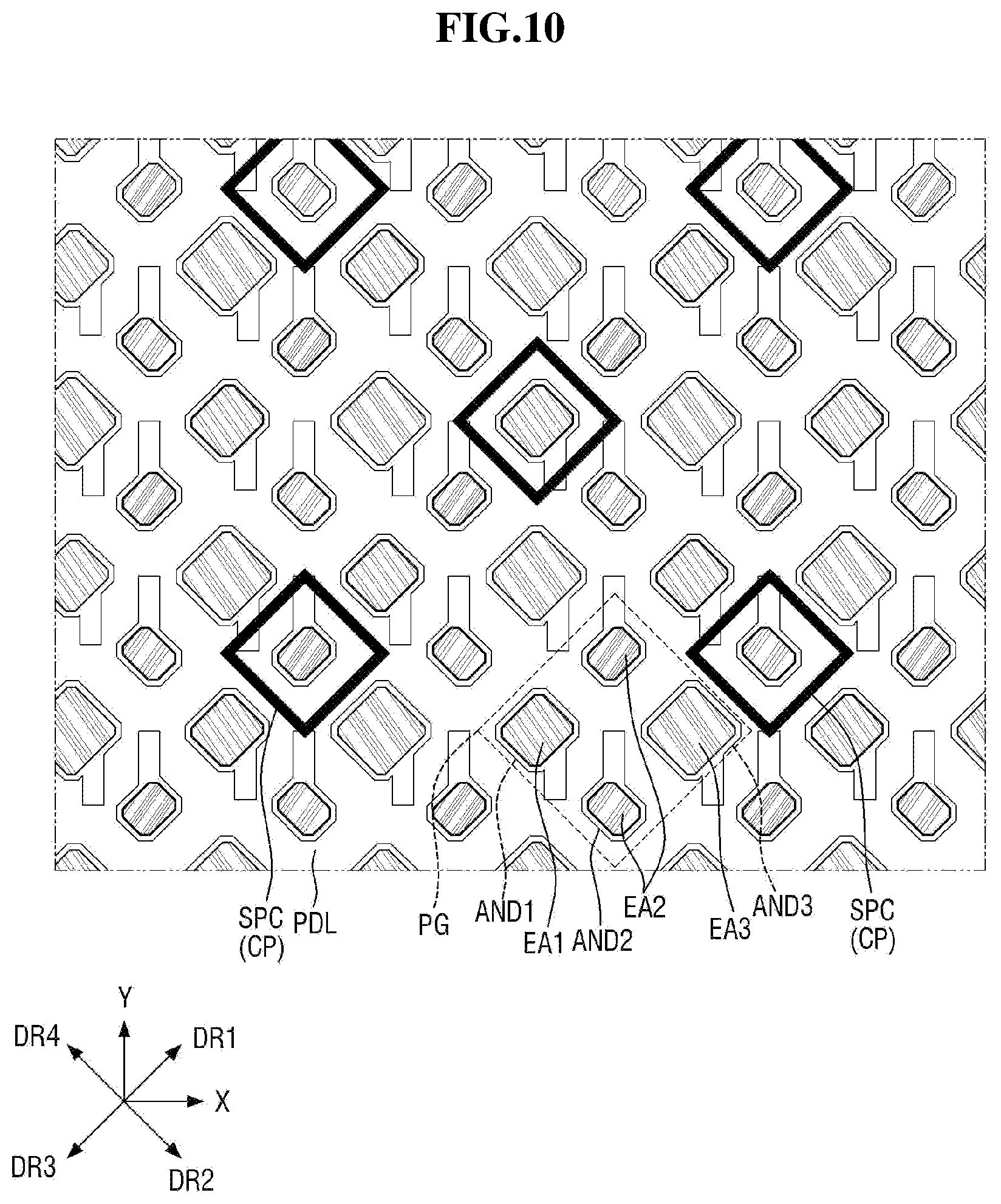 Patent US12310185 Figure 10 – Display device and sensing system including the same
